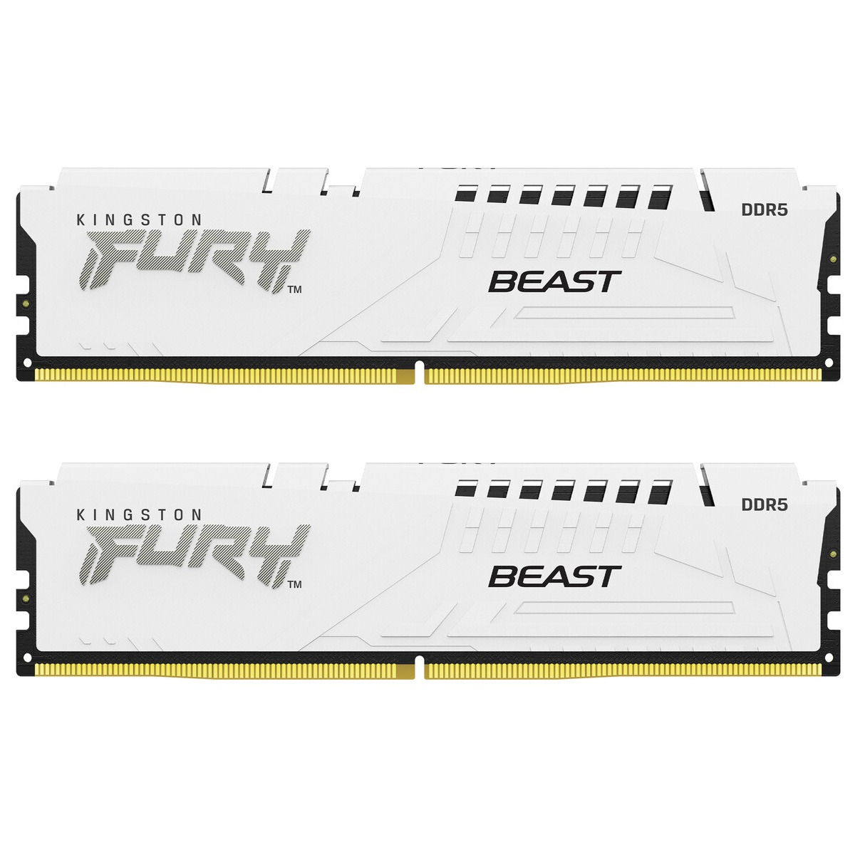 Модуль пам`яті DDR5 2x32GB/5200 Kingston Fury Beast White (KF552C40BWK2-64)