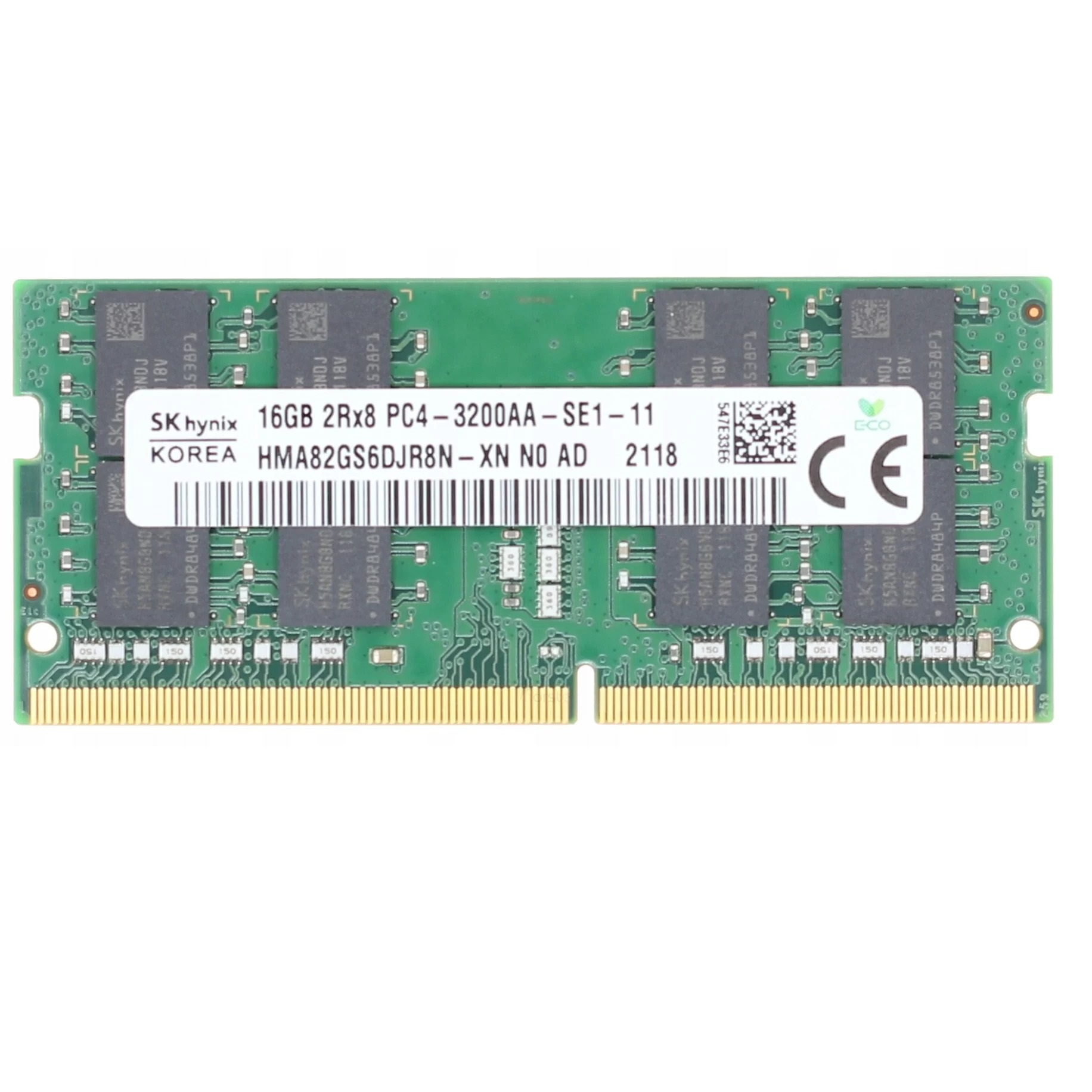 Модуль пам`ятi SO-DIMM 16GB/3200 DDR4 Hynix (HMA82GS6DJR8N-XN)