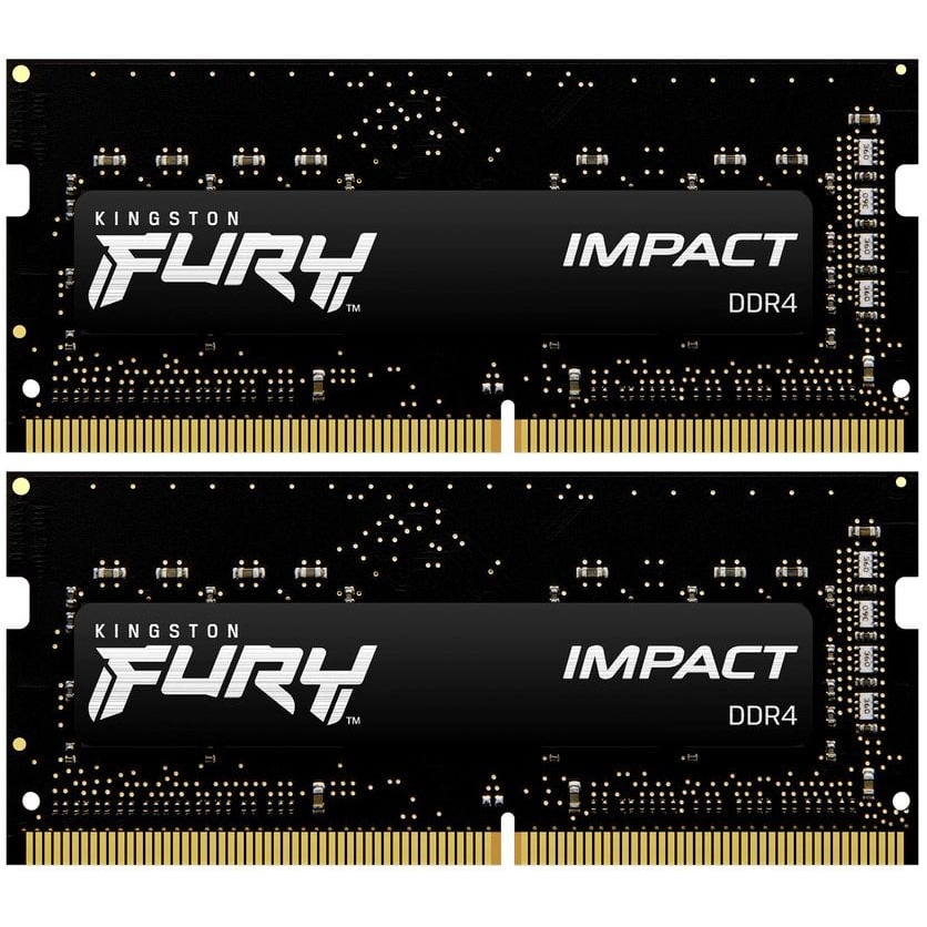 Модуль пам`ятi SO-DIMM 2x16GB/2666 DDR4 Kingston Fury Impact (KF426S16IBK2/32)