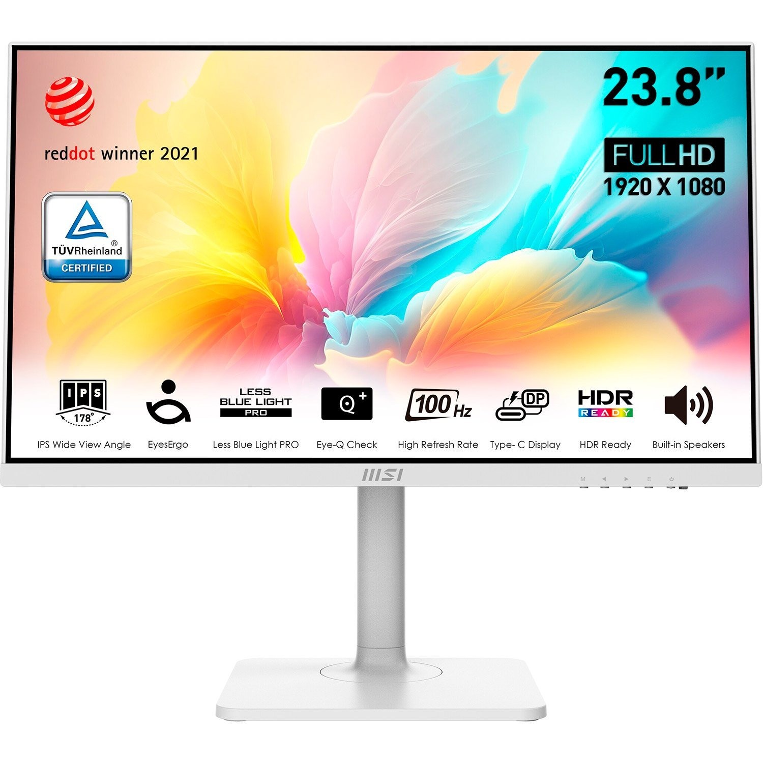 Монітор MSI 23.8" Modern MD2412PW IPS White 100Hz