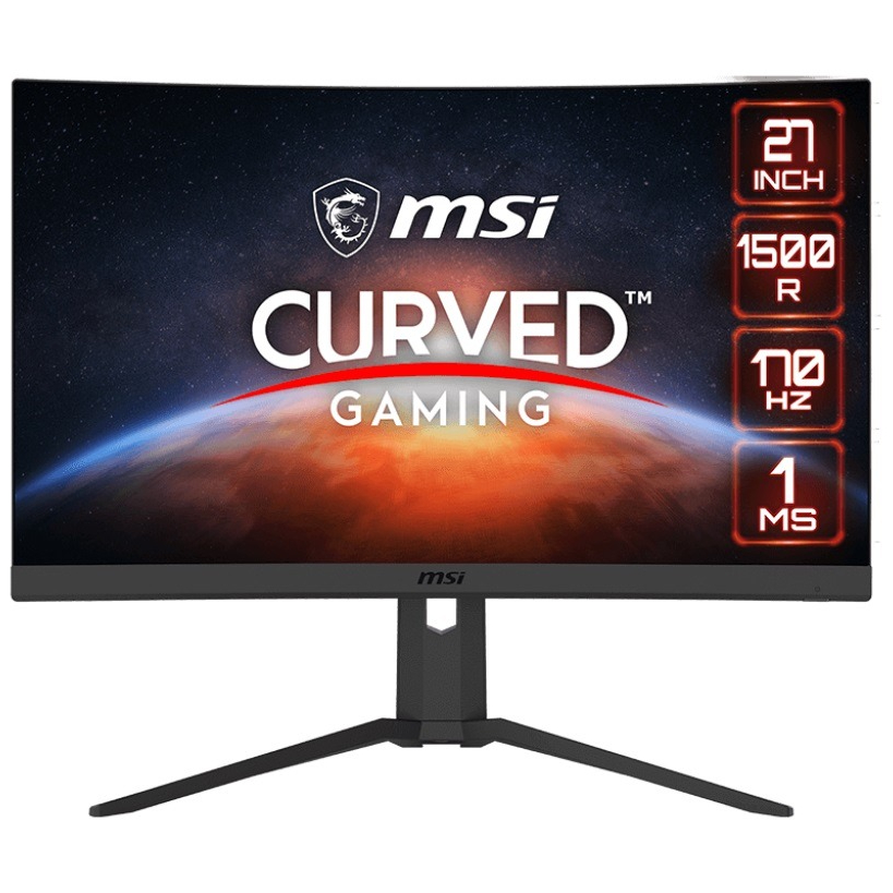 Монітор MSI 27" G27CQ4P E2 VA Black Curved 170Hz