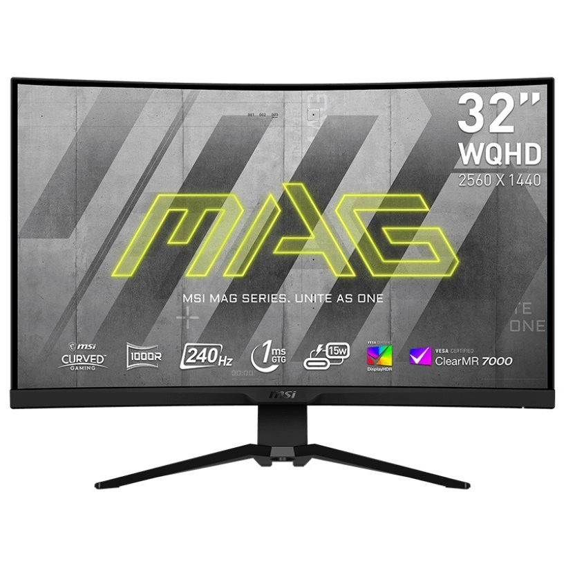 Монітор MSI 31.5" MAG 325CQRXF VA Black Curved