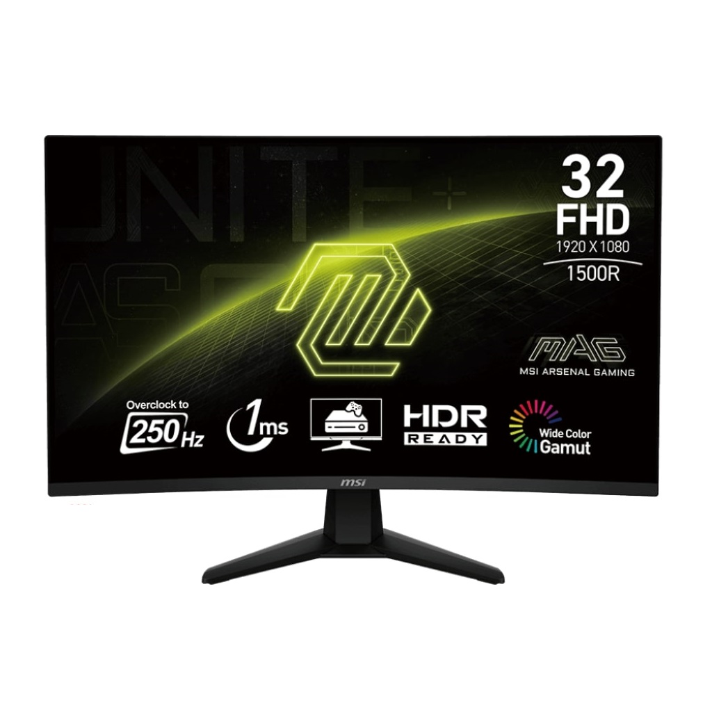 Монітор MSI 31.5" MAG 32C6X VA Black Curved 250Hz