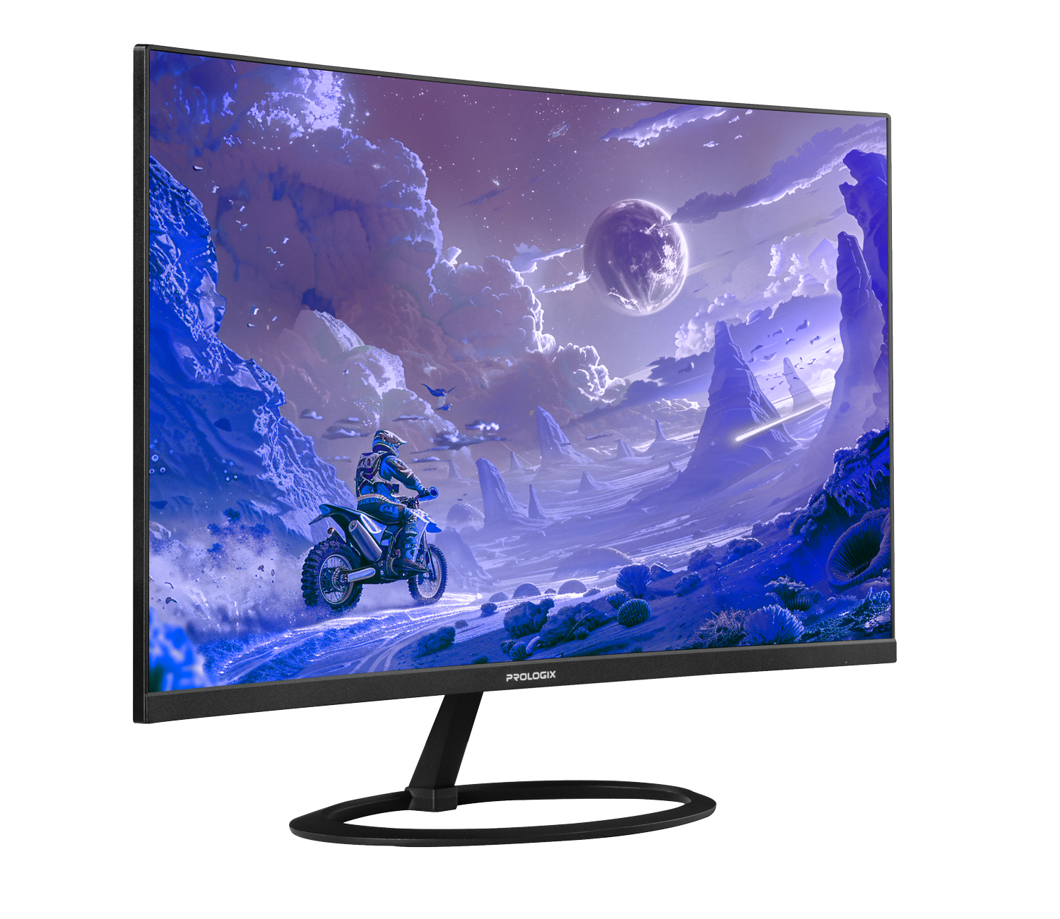 Монітор Prologix Gaming 27" GM2724C VA Black Curved 180Hz