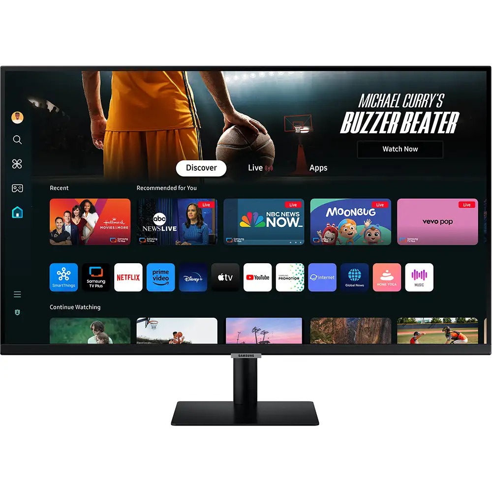 Монiтор Samsung 32" Smart Monitor M7 (LS32DM702UIXUA) VA Black