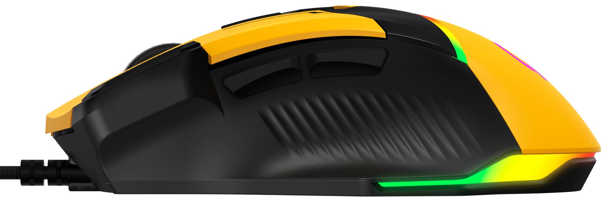 Миша GamePro GM300BL Yellow-Black