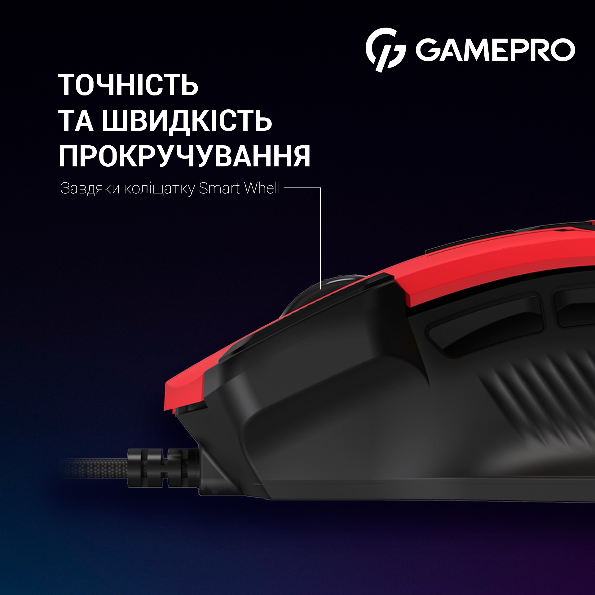 Миша GamePro GM300R Red