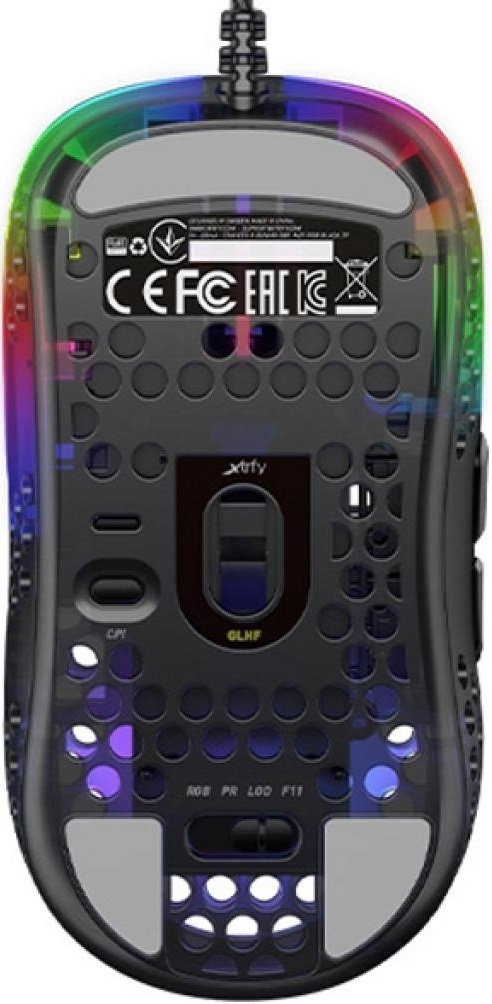 Ігрова миша Xtrfy MZ1 Оптичний сенсор 16000 dpi Чорний