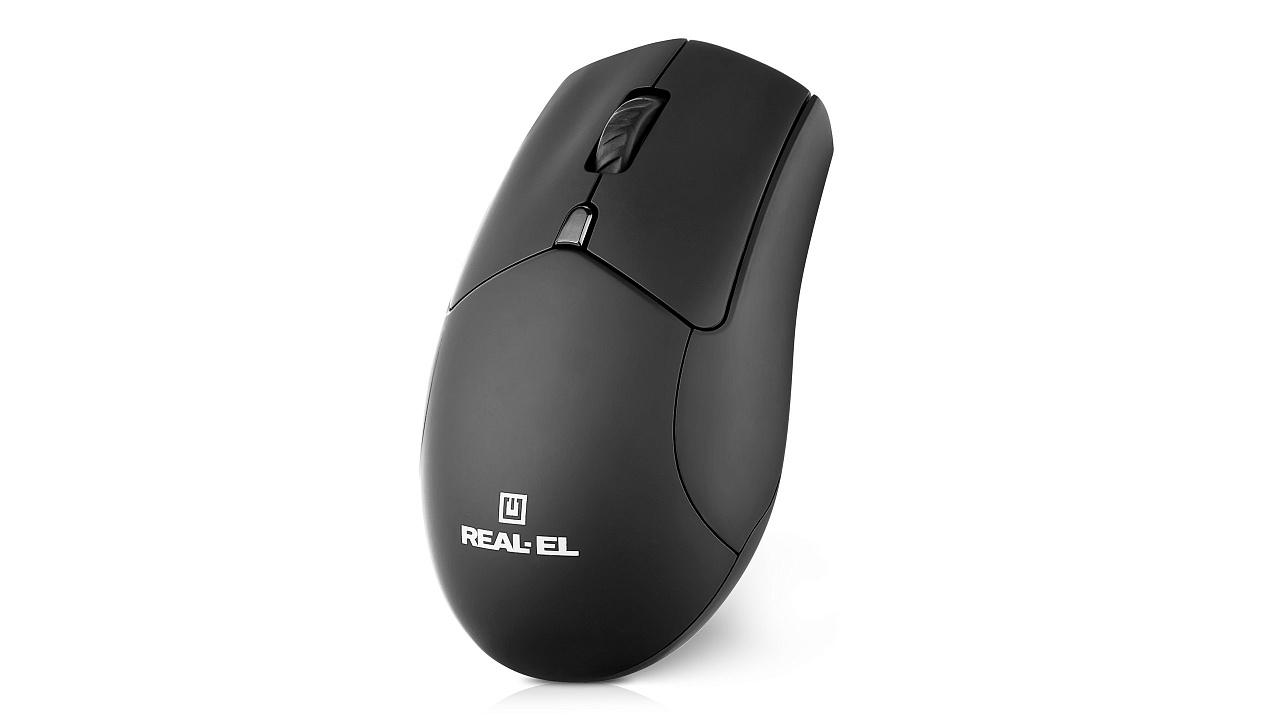 Миша бездротова REAL-EL RM-460W Black