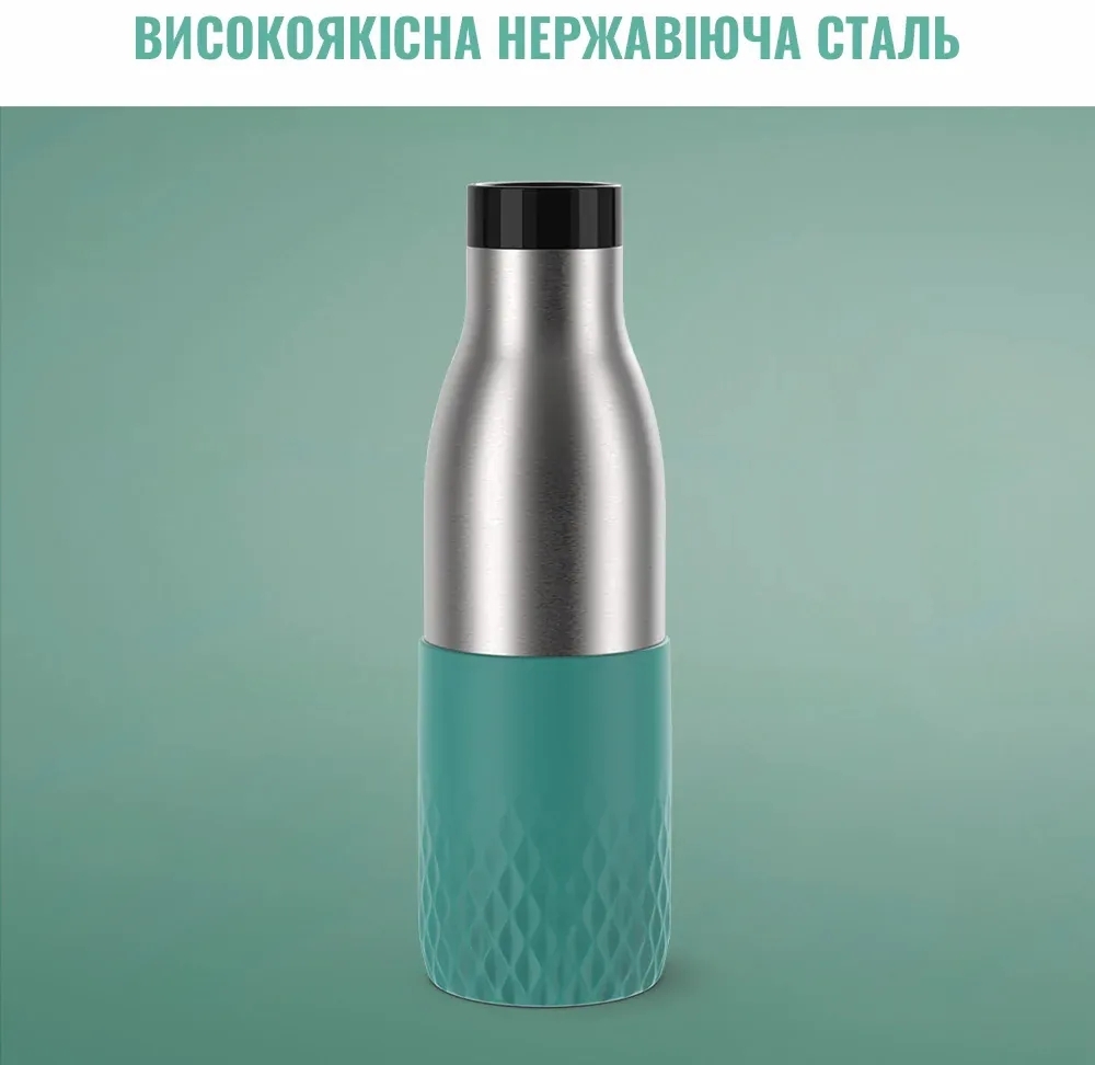 Термопляшка Tefal Bludrop Green 700 мл (N3111210) Термопляшка Tefal Bludrop Green 700 мл (N3111210)