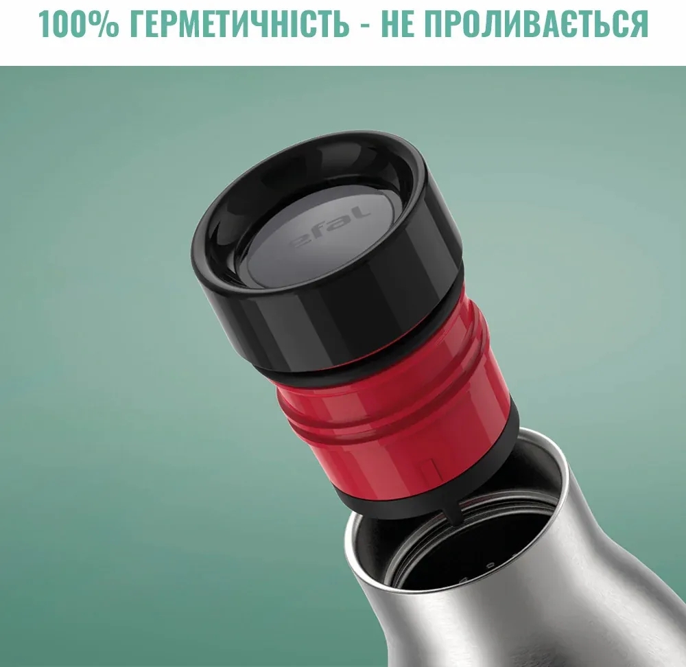 Термопляшка Tefal Bludrop Green 700 мл (N3111210) Термопляшка Tefal Bludrop Green 700 мл (N3111210)