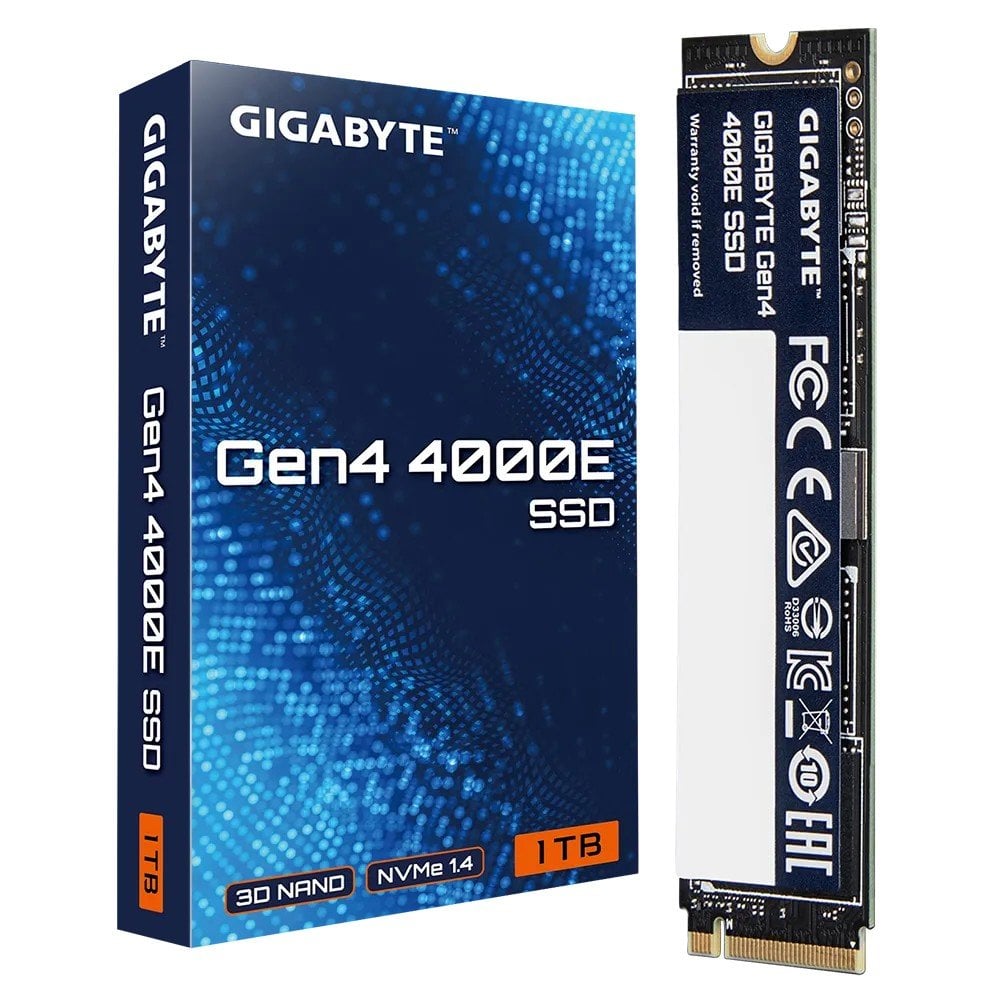 Накопичувач SSD 1TB Gigabyte Gen4 4000E M.2 2280 PCIe 4.0 x4 3D NAND (G440E1TB) Накопичувач SSD 1TB Gigabyte Gen4 4000E M.2 2280 PCIe 4.0 x4 3D NAND (G440E1TB)