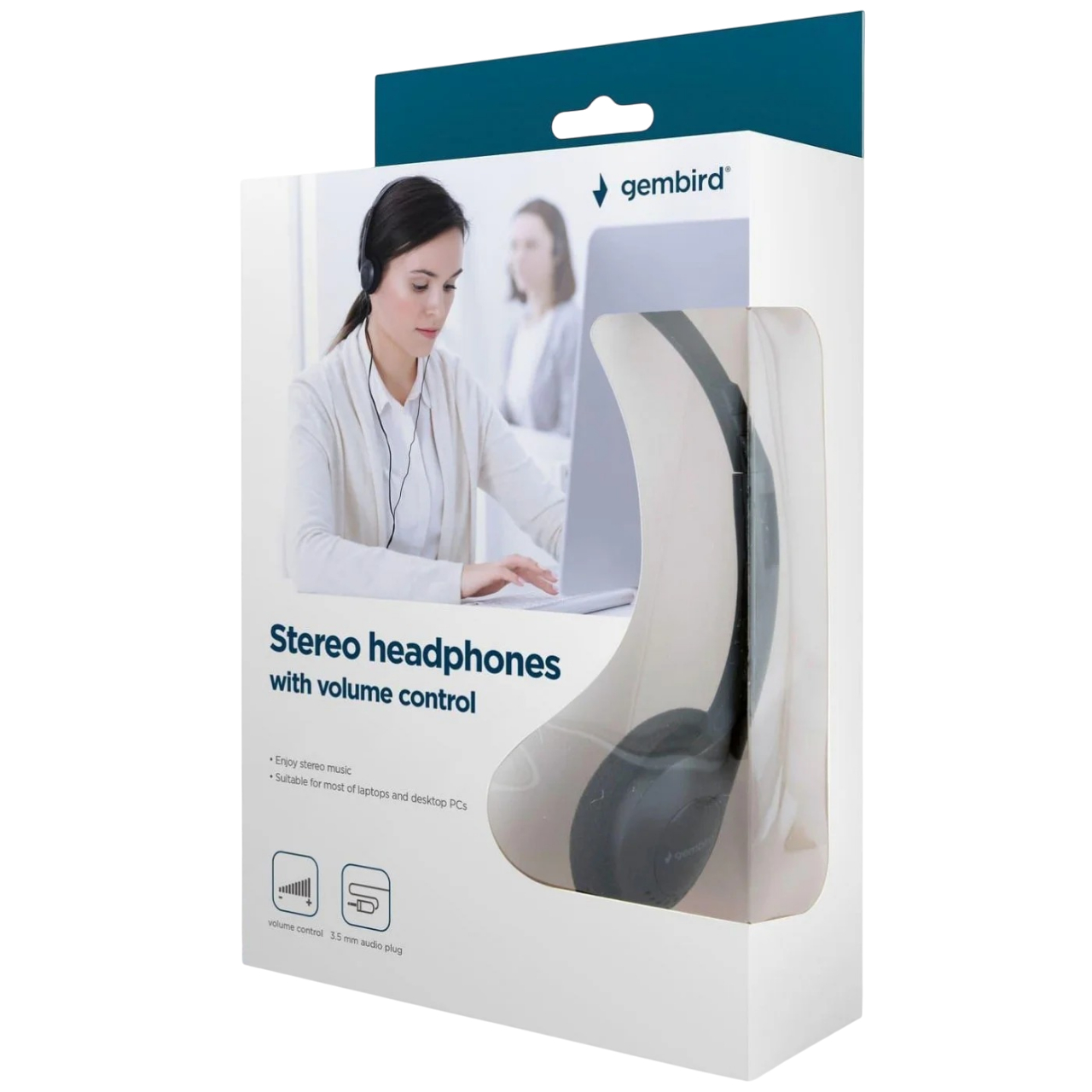 фото Навушники без мікрофону Gembird MHP-123