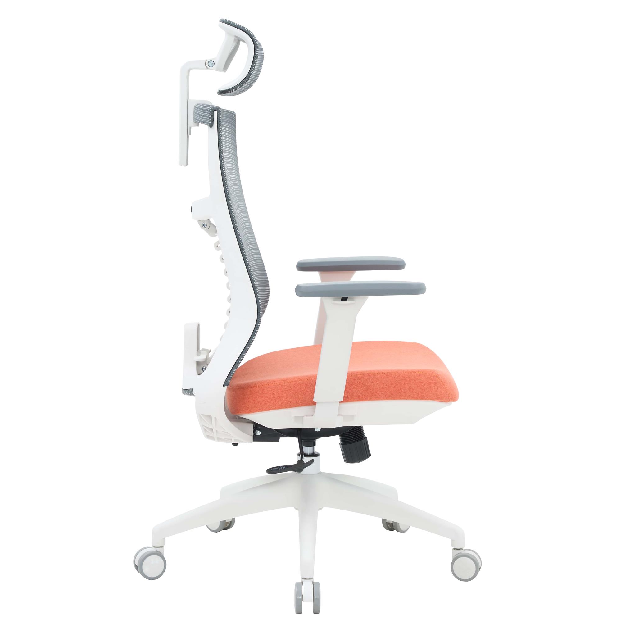 Кресло офисное OfficePro Balance OC550-W-DG-OR White/Dark Gray/Orange Кресло офисное OfficePro Balance OC550-W-DG-OR White/Dark Gray/Orange