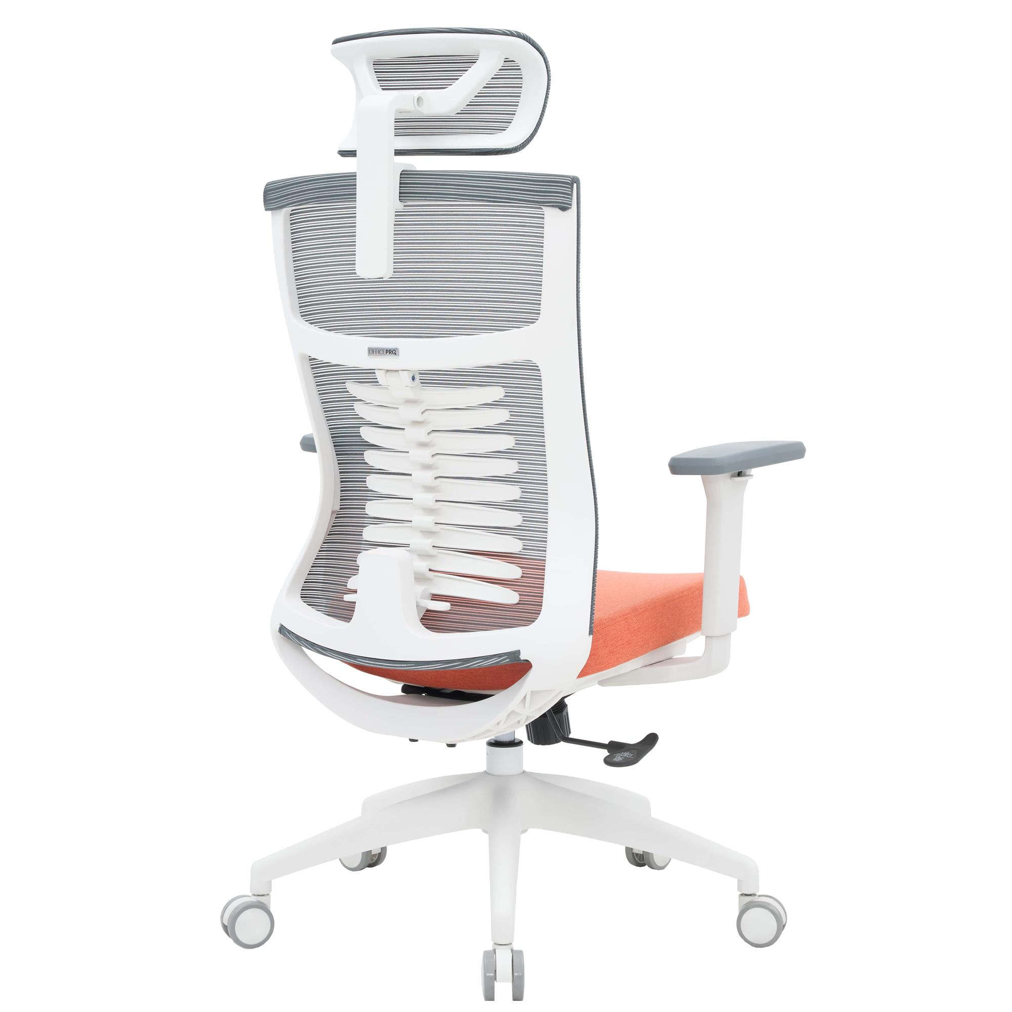 Кресло офисное OfficePro Balance OC550-W-DG-OR White/Dark Gray/Orange Кресло офисное OfficePro Balance OC550-W-DG-OR White/Dark Gray/Orange