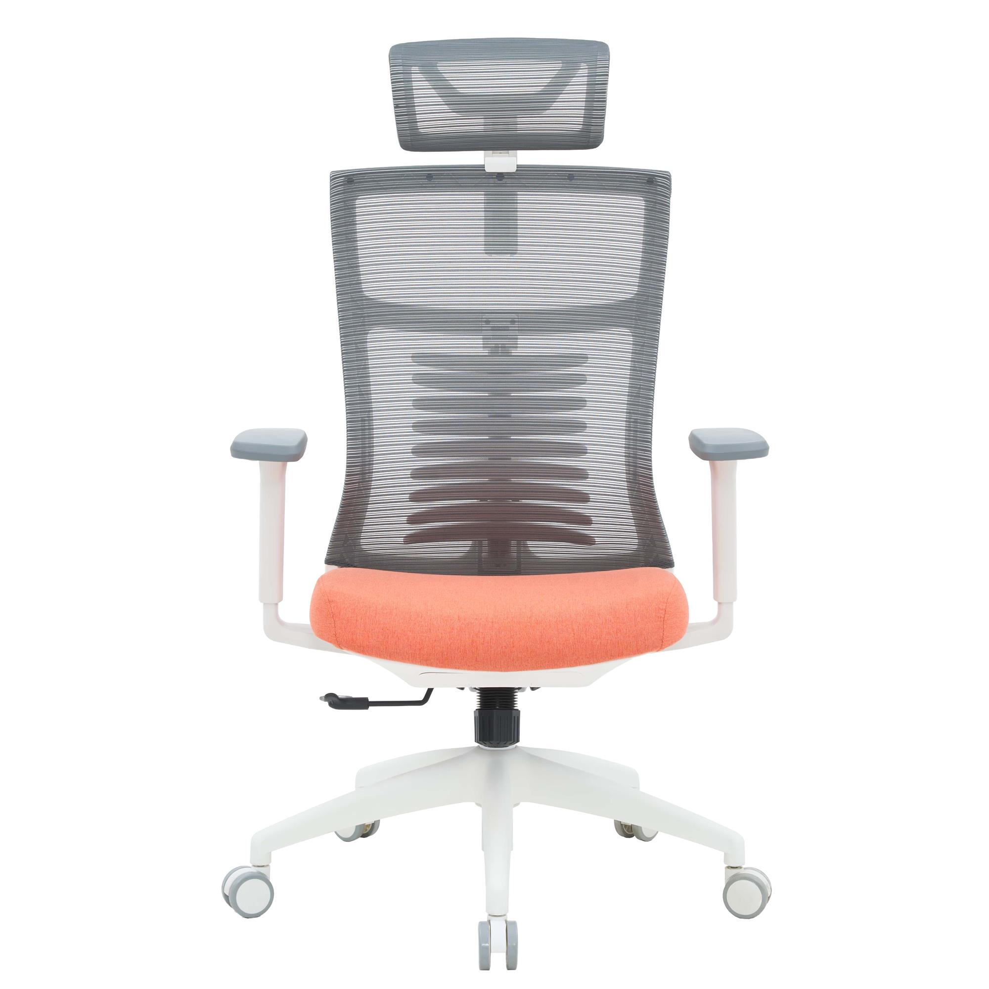 Кресло офисное OfficePro Balance OC550-W-DG-OR White/Dark Gray/Orange Кресло офисное OfficePro Balance OC550-W-DG-OR White/Dark Gray/Orange