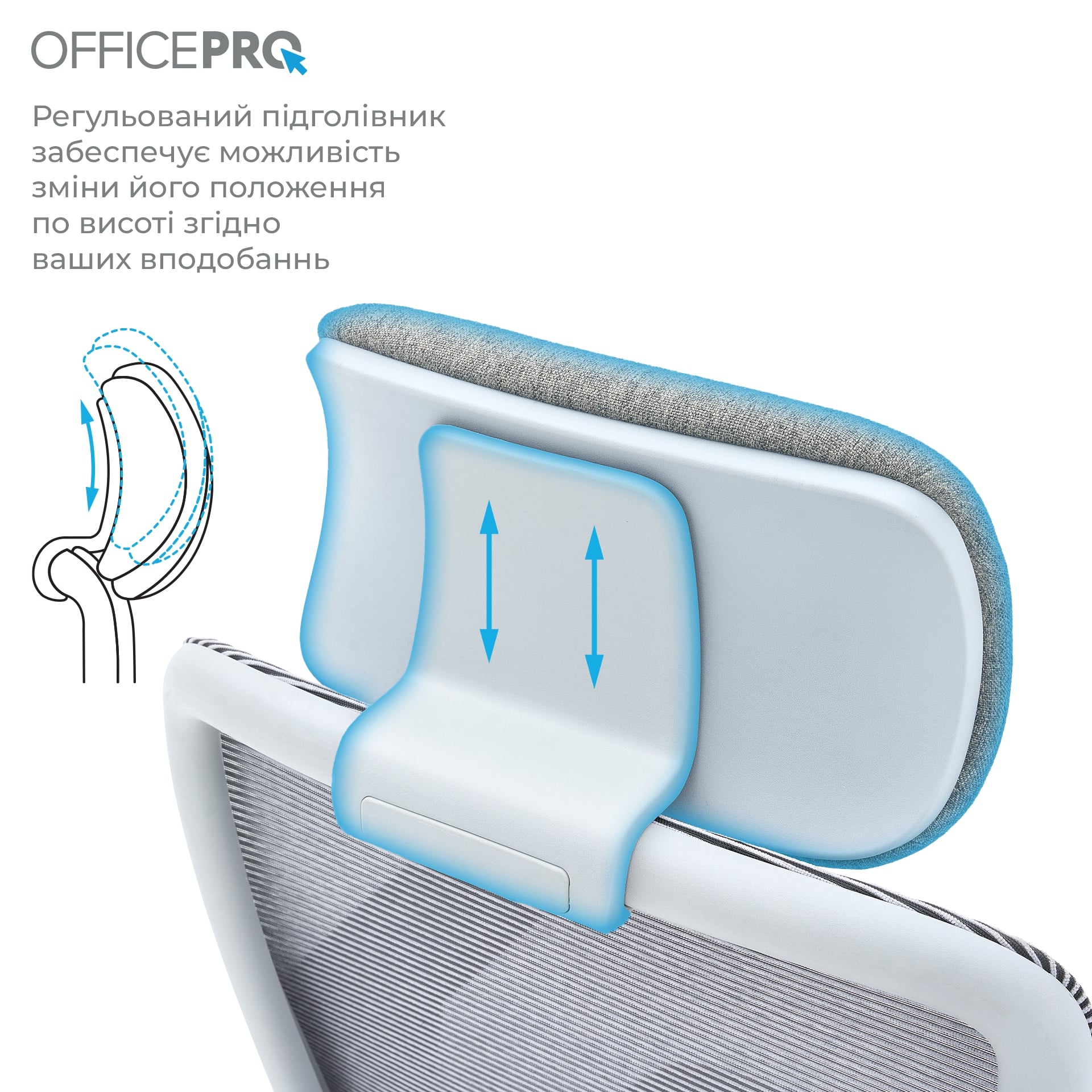 Кресло офисное OfficePro Wave OC599-G-G-G Gray Кресло офисное OfficePro Wave OC599-G-G-G Gray