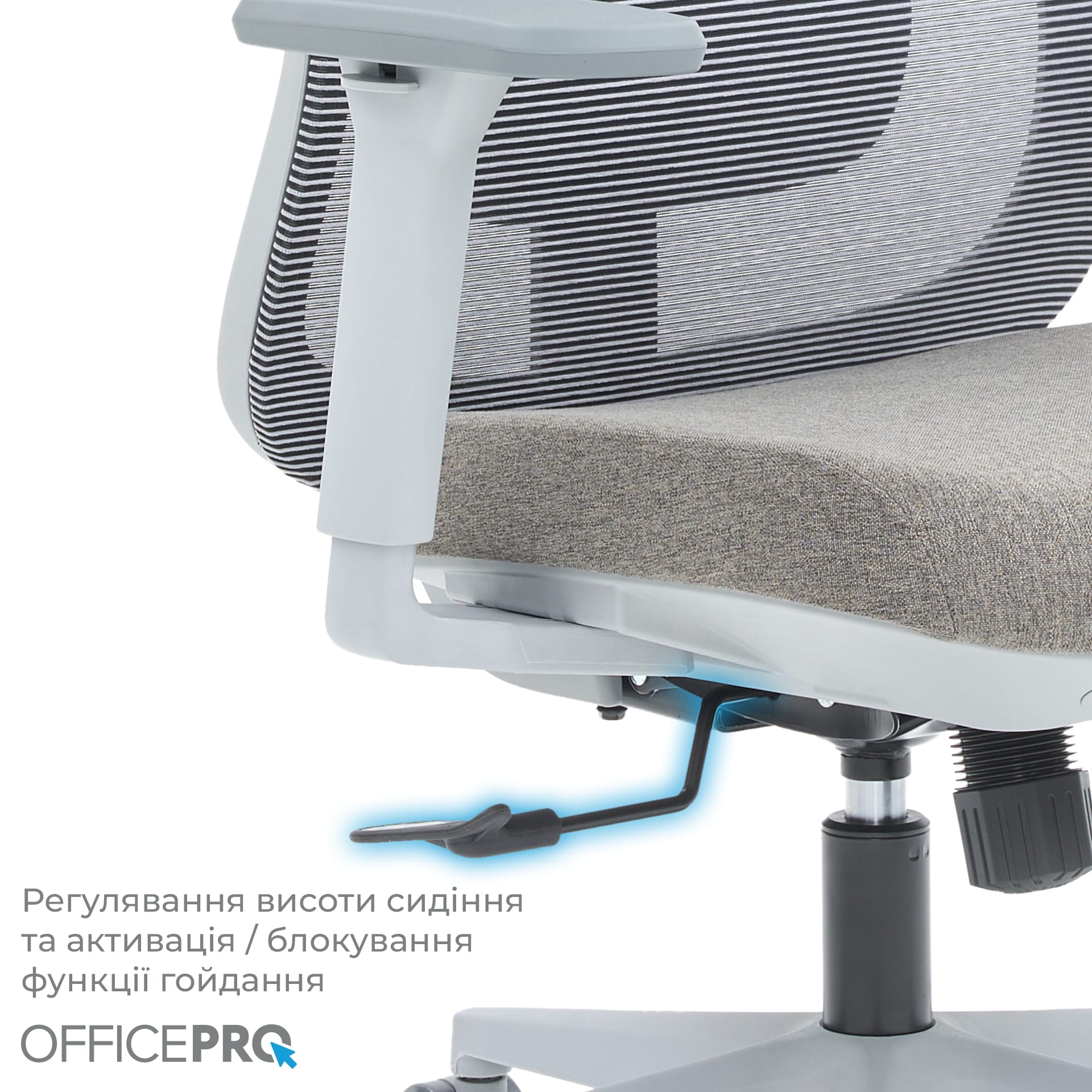 Кресло офисное OfficePro Wave OC599-G-G-G Gray Кресло офисное OfficePro Wave OC599-G-G-G Gray