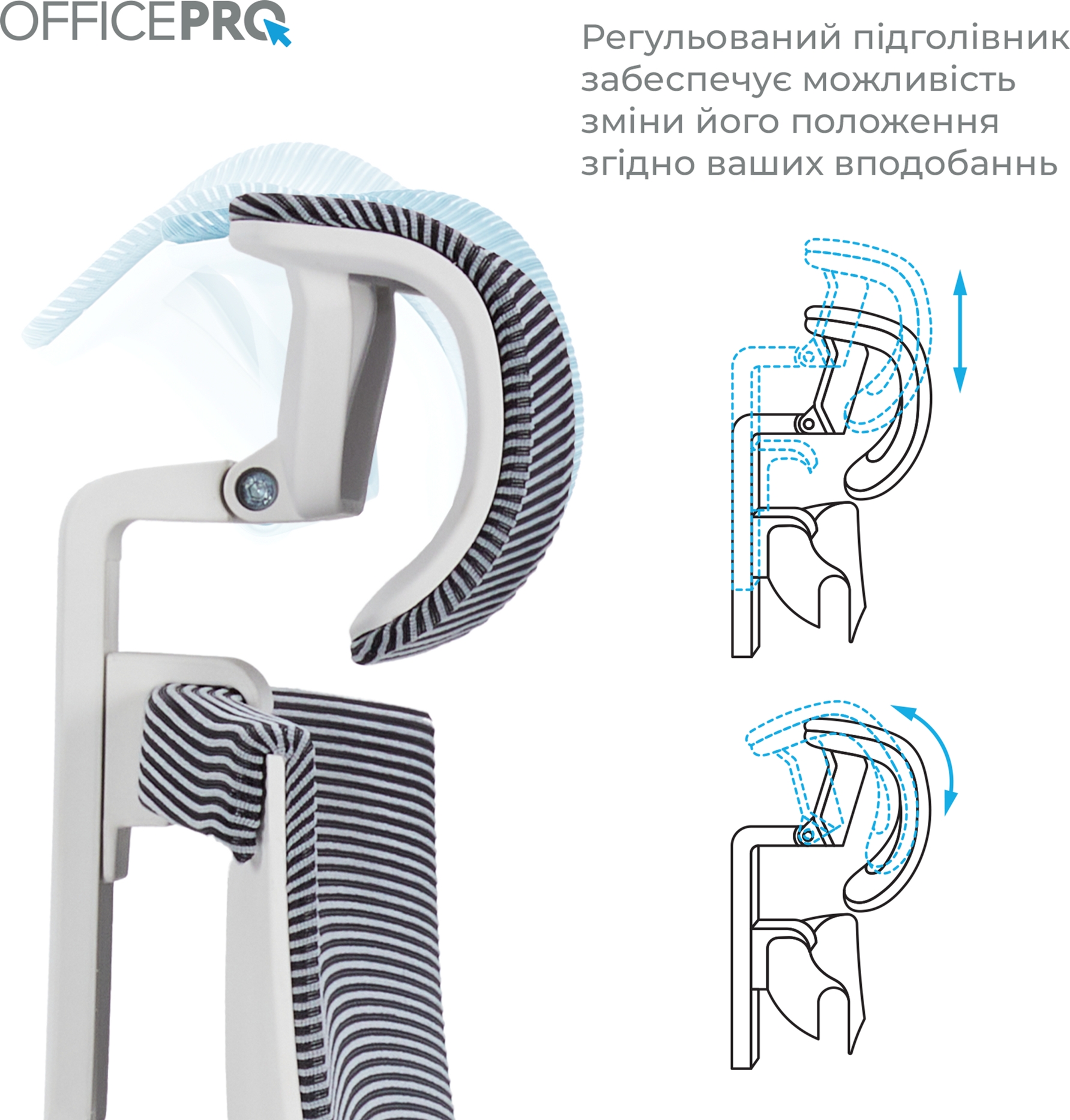 Кресло офисное Officepro Balance OC620-W-DG-DG White/Dark Gray Кресло офисное Officepro Balance OC620-W-DG-DG White/Dark Gray