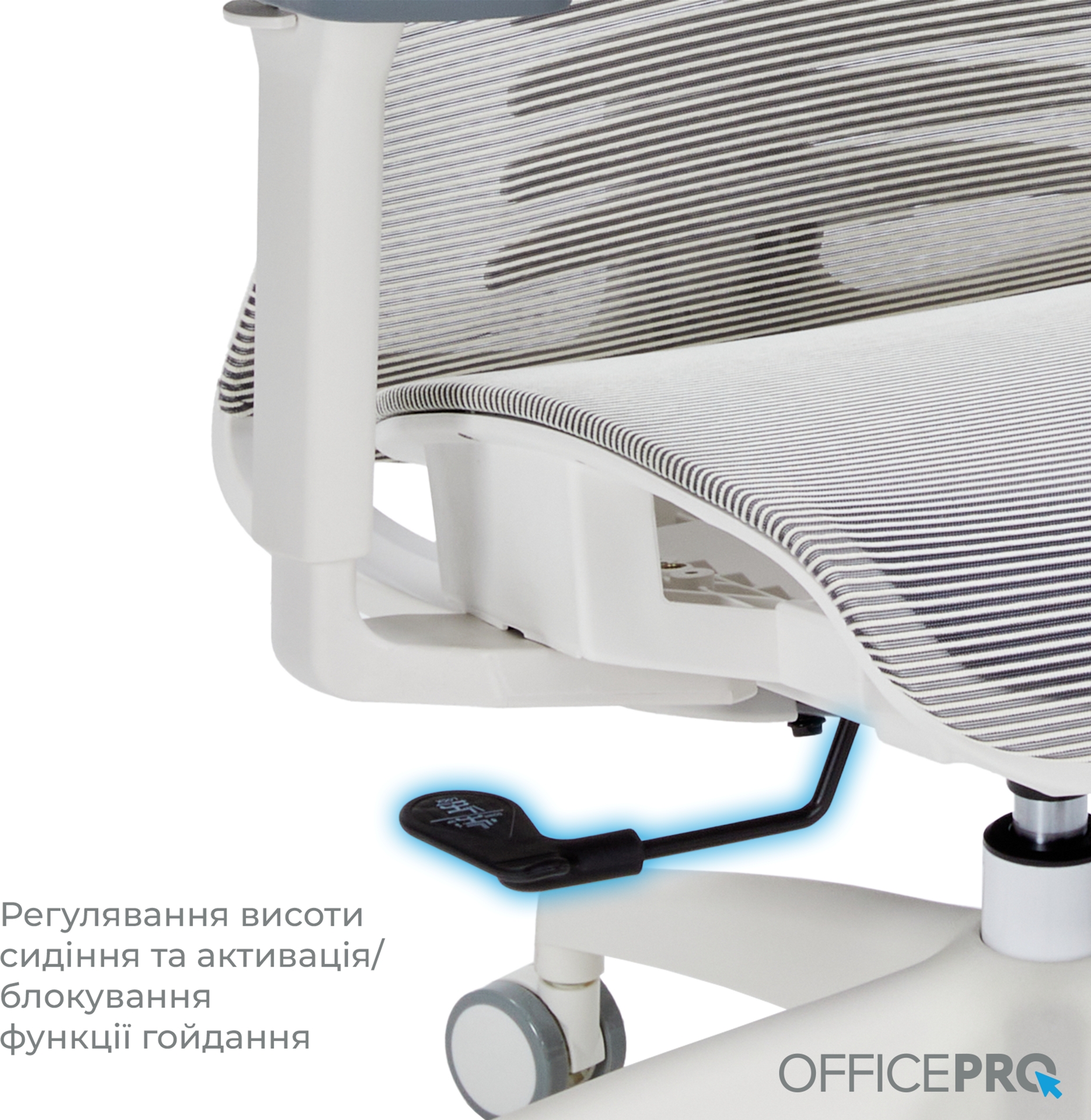 Кресло офисное Officepro Balance OC620-W-LG-LG White/Dark Gray Кресло офисное Officepro Balance OC620-W-LG-LG White/Dark Gray