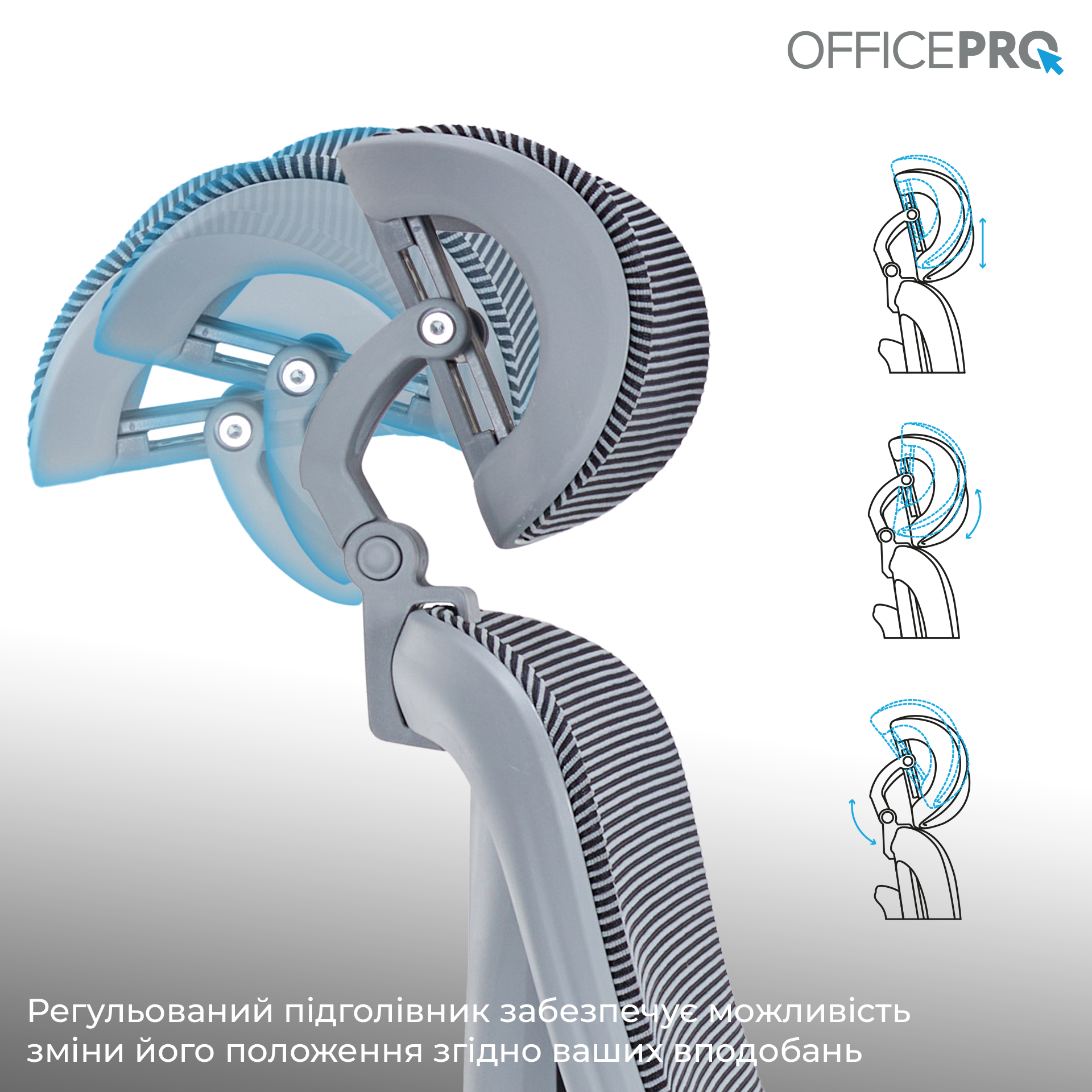 Кресло офисное OfficePro Atlas OC630-G-DG-DG Gray/Dark Gray Кресло офисное OfficePro Atlas OC630-G-DG-DG Gray/Dark Gray