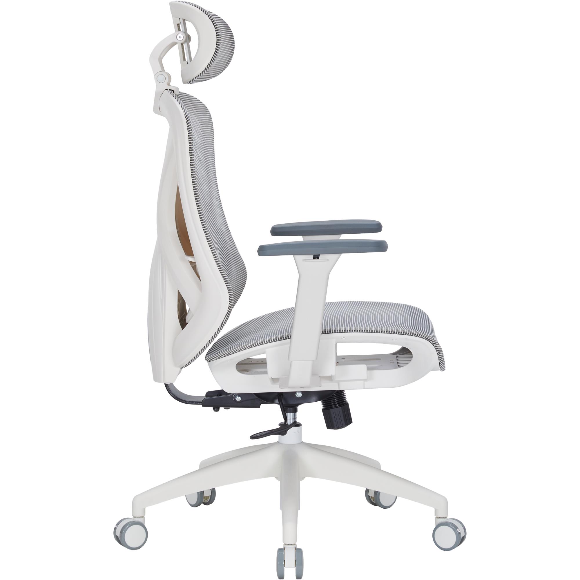 Кресло офисное OfficePro Atlas OC630-W-LG-LG White/Light Gray Кресло офисное OfficePro Atlas OC630-W-LG-LG White/Light Gray
