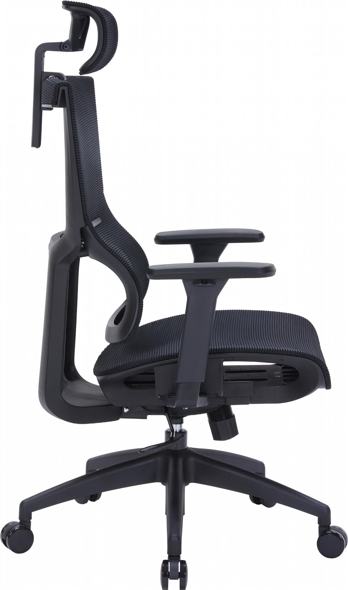 Кресло офисное Officepro Elegant OC660-B-B-B Black Кресло офисное Officepro Elegant OC660-B-B-B Black