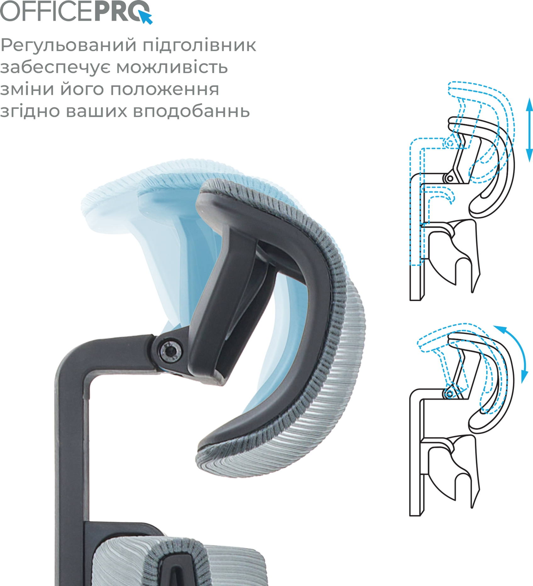 Кресло офисное Officepro Elegant OC660-B-DG-DG Black/Dark Gray Кресло офисное Officepro Elegant OC660-B-DG-DG Black/Dark Gray