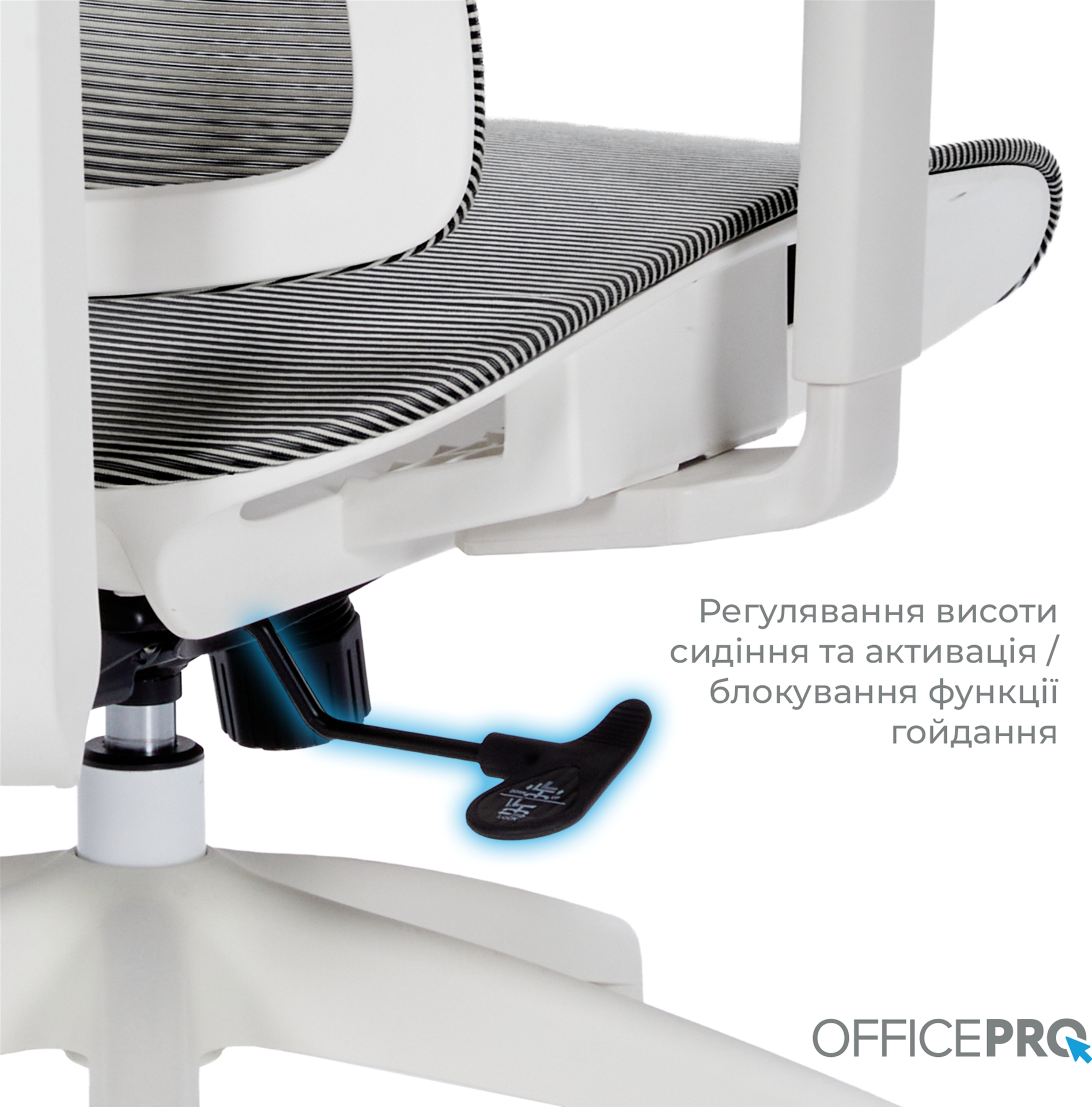 Кресло офисное Officepro Elegant OC660-W-DG-DG White/Dark Gray Кресло офисное Officepro Elegant OC660-W-DG-DG White/Dark Gray