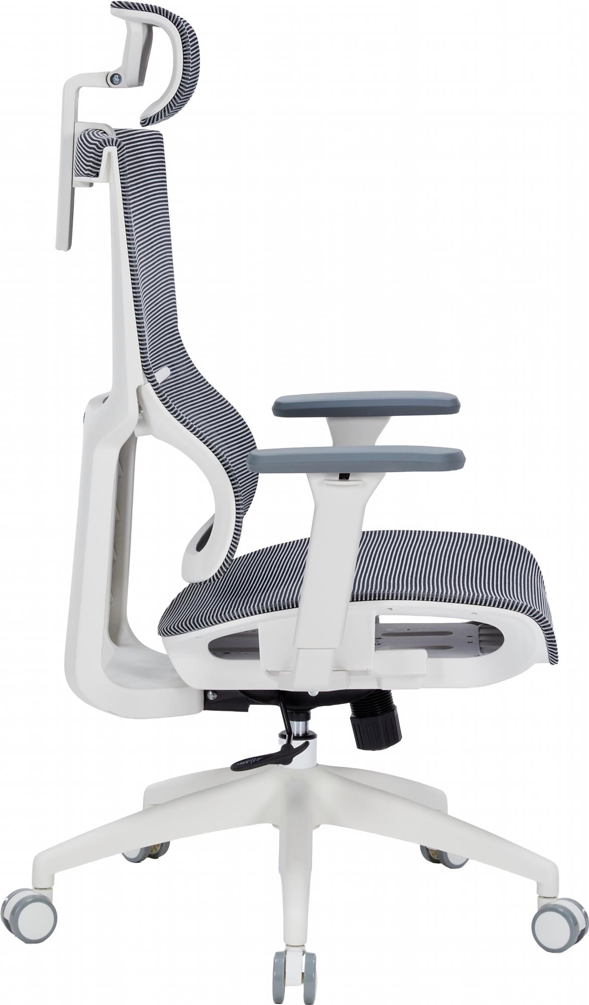 Кресло офисное Officepro Elegant OC660-W-DG-DG White/Dark Gray Кресло офисное Officepro Elegant OC660-W-DG-DG White/Dark Gray