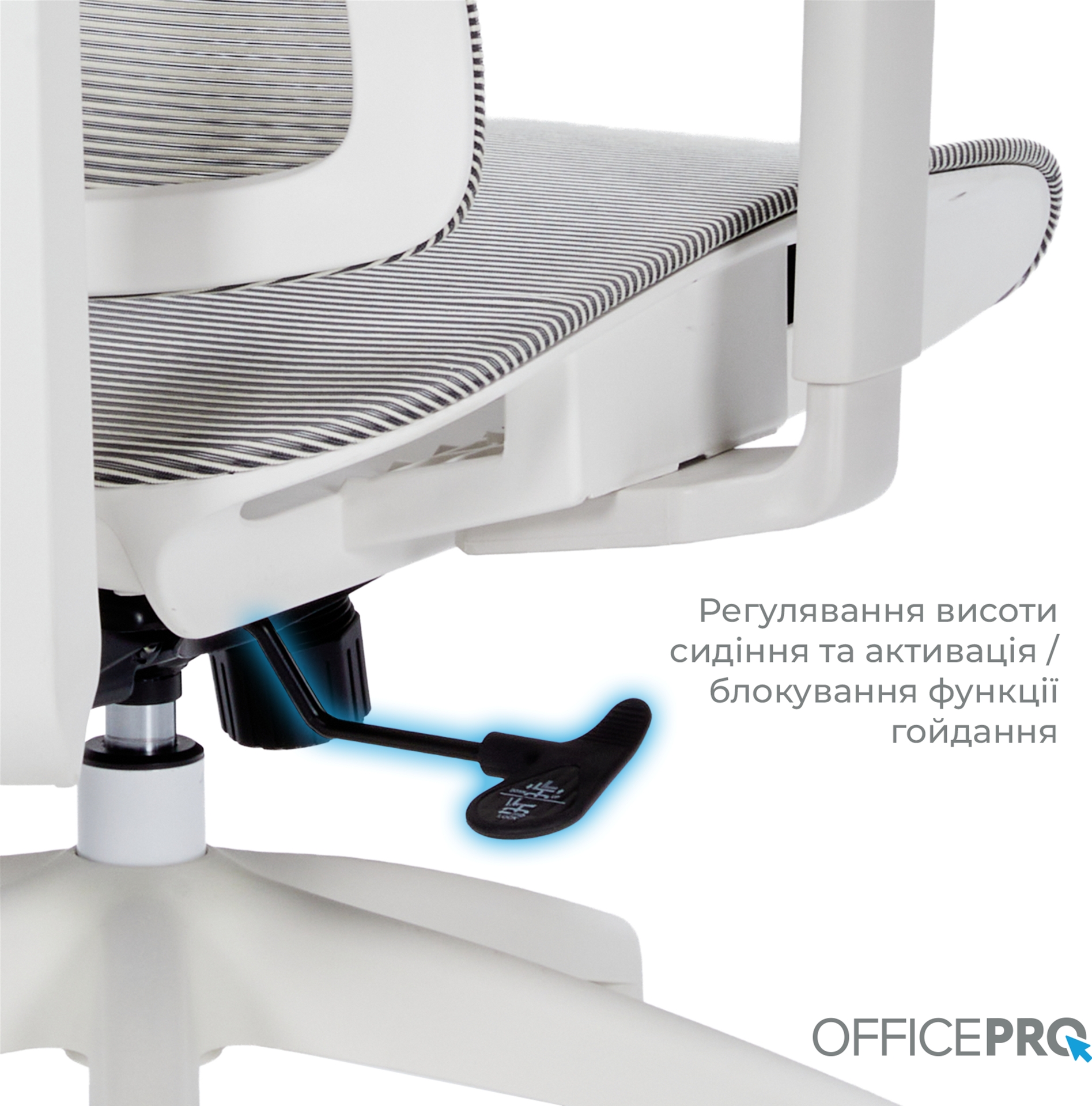 Кресло офисное Officepro Elegant OC660-W-LG-LG White/Light Gray Кресло офисное Officepro Elegant OC660-W-LG-LG White/Light Gray