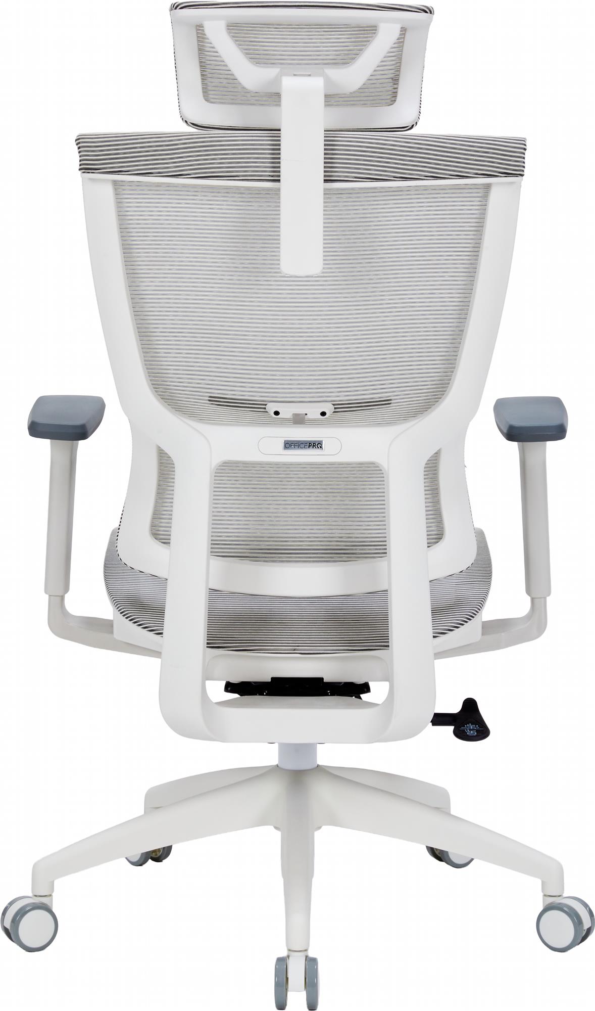 Кресло офисное Officepro Elegant OC660-W-LG-LG White/Light Gray Кресло офисное Officepro Elegant OC660-W-LG-LG White/Light Gray