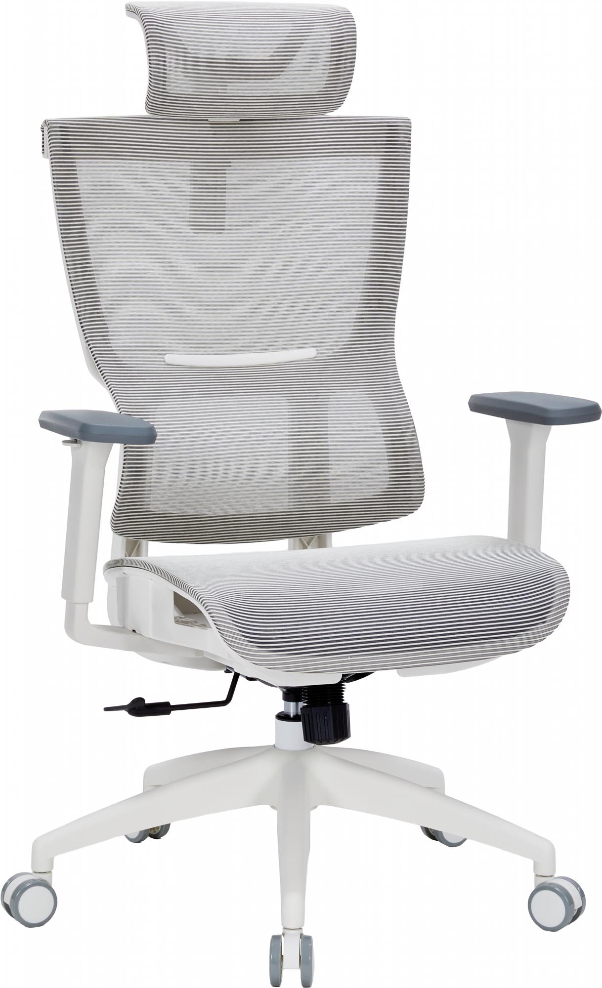 Кресло офисное Officepro Elegant OC660-W-LG-LG White/Light Gray Кресло офисное Officepro Elegant OC660-W-LG-LG White/Light Gray