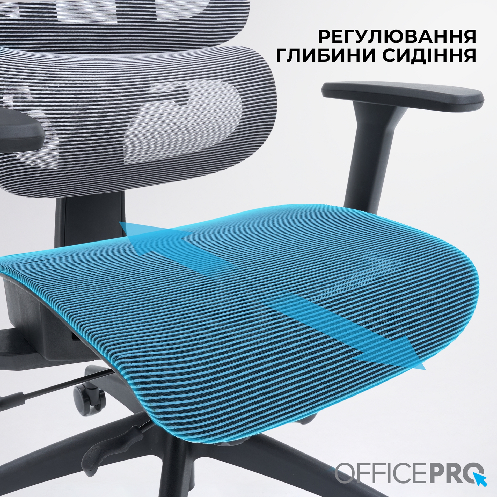 Кресло офисное Officepro Skyline OC680-B-G-G Black/Grey Кресло офисное Officepro Skyline OC680-B-G-G Black/Grey