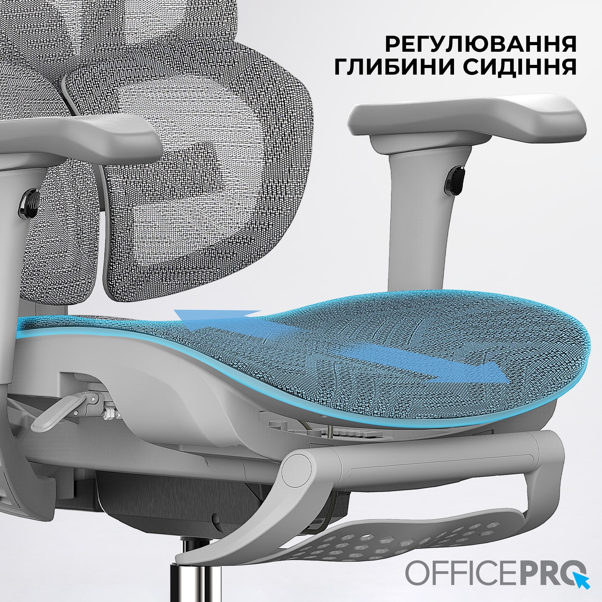 Кресло офисное OfficePro Elite OC950G Gray Кресло офисное OfficePro Elite OC950G Gray