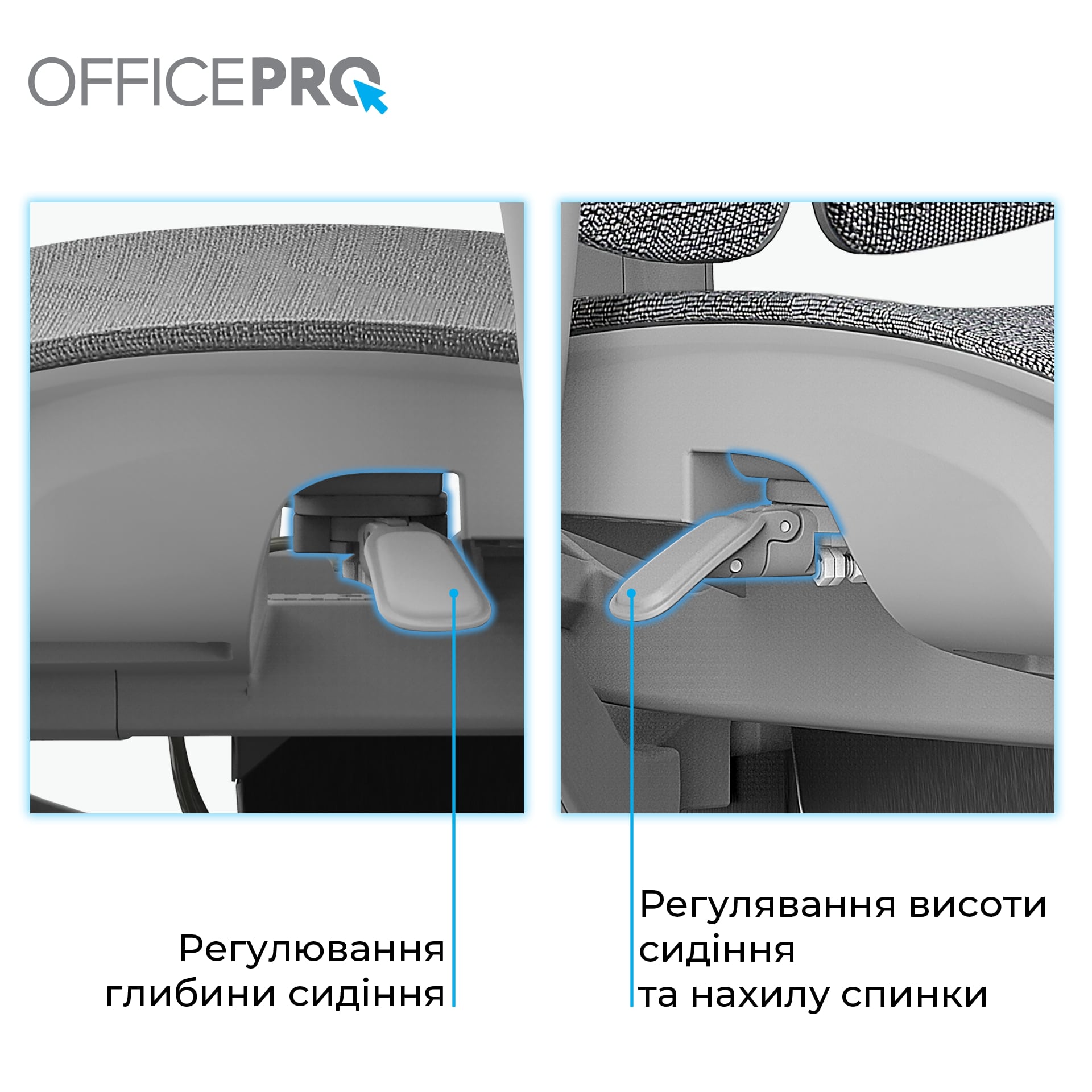 Кресло офисное OfficePro Elite OC950G Gray Кресло офисное OfficePro Elite OC950G Gray