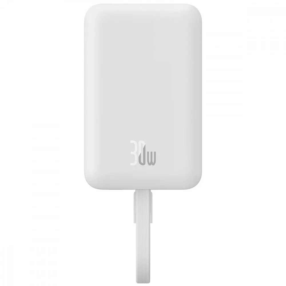 Зовнішній акумулятор Baseus Magnetic Mini 30W MagSafe Білий