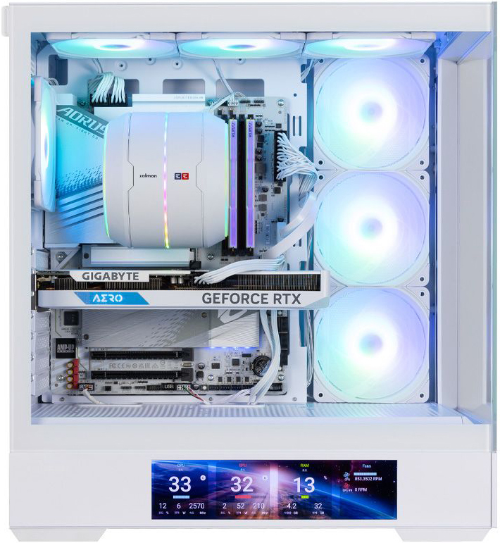 Корпус Zalman P40 DS White без БП Корпус Zalman P40 DS White без БП