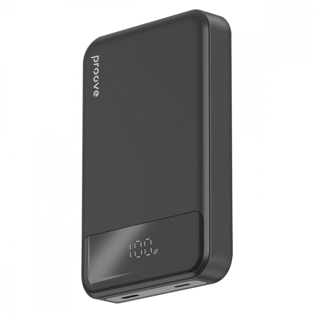Універсальна мобільна батарея Proove Hoodman Magnetic 10000mAh 20W Чорна