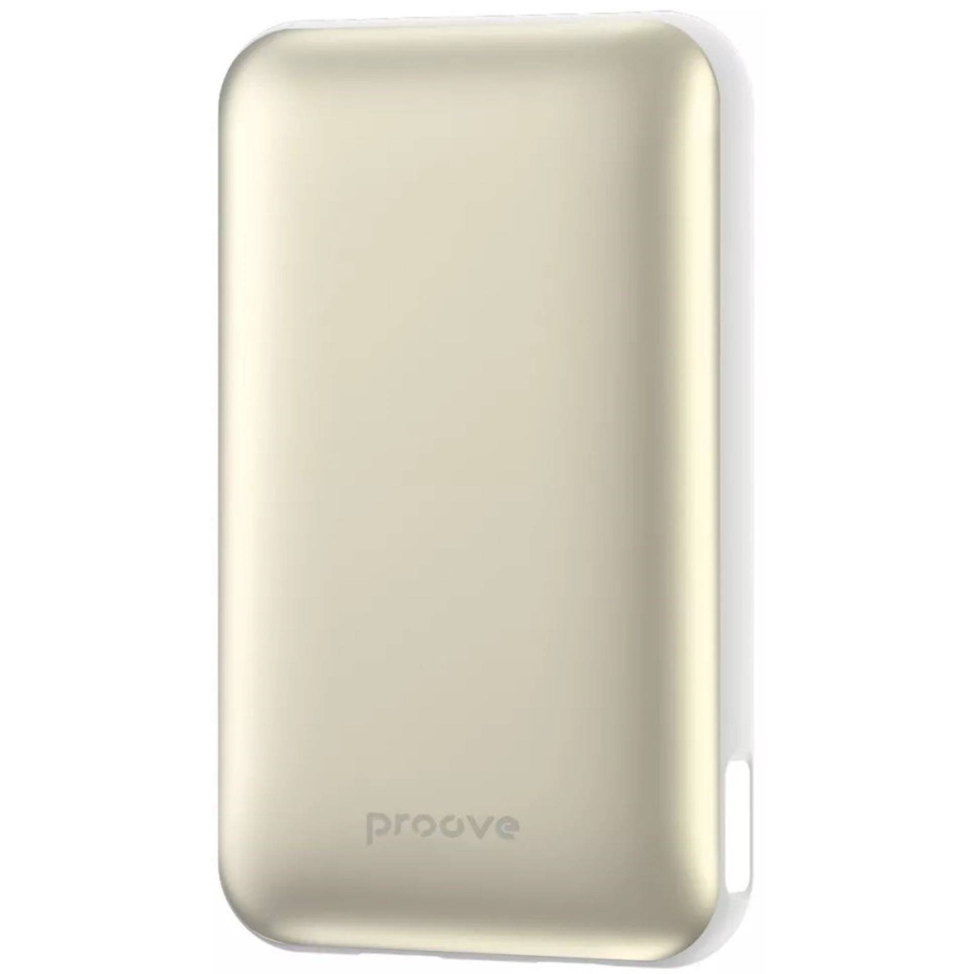 Зовнішній акумулятор Proove Vibe Energy Plus 22.5W 10000mAh Білий/Золотий