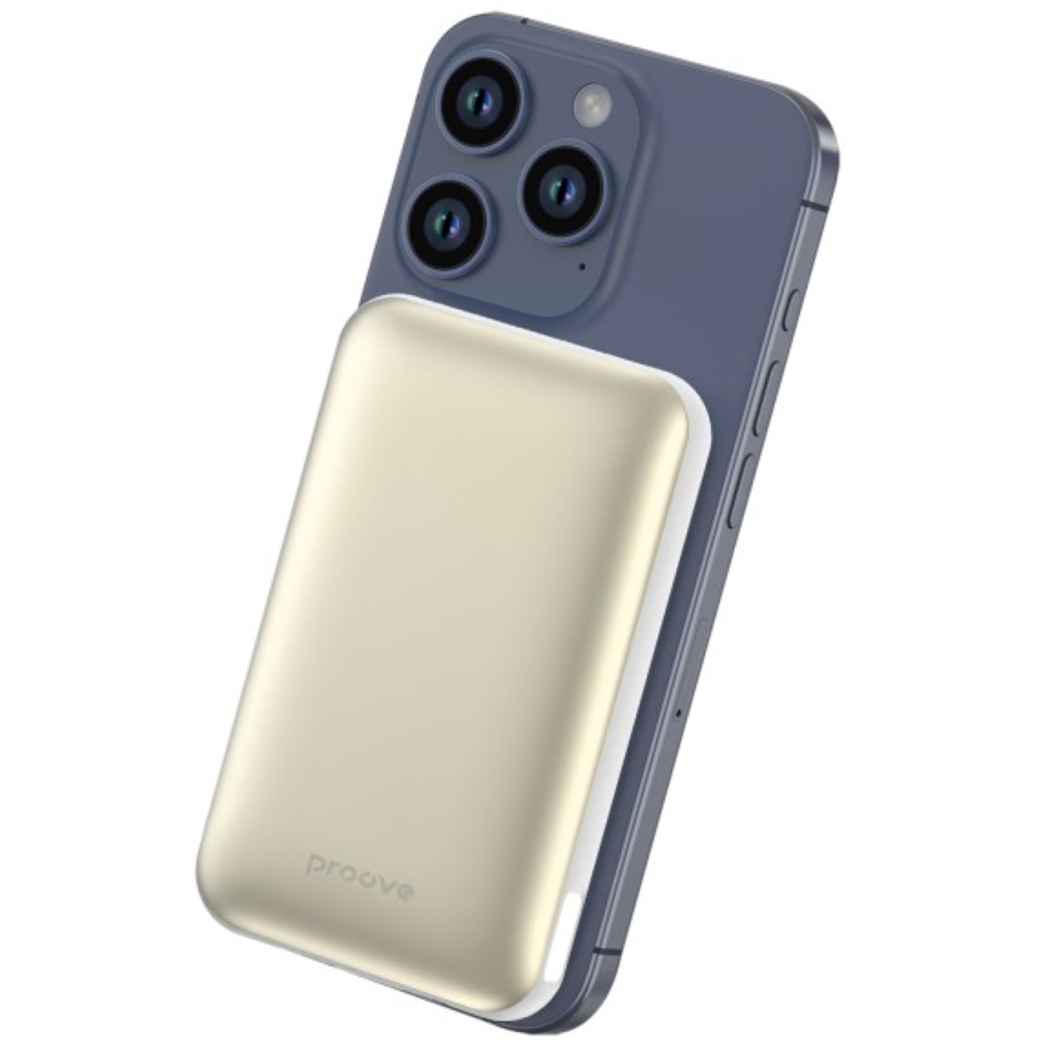 Универсальная мобильная батарея Proove Vibe Energy Plus 22.5W 10000mAh White/Gold (PBVE15012202) Универсальная мобильная батарея Proove Vibe Energy Plus 22.5W 10000mAh White/Gold (PBVE15012202)