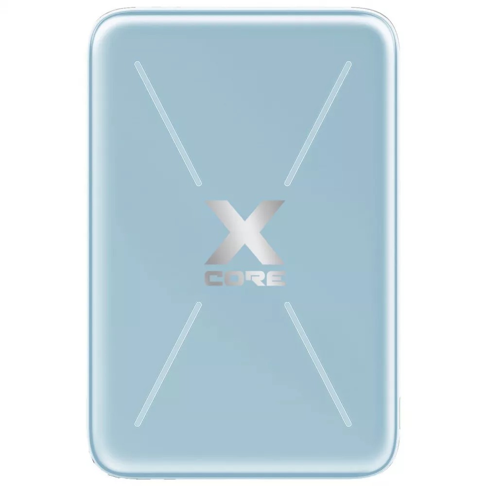 Зовнішній акумулятор Proove X-Core 10000mAh 22.5W з бездротовою зарядкою блакитний