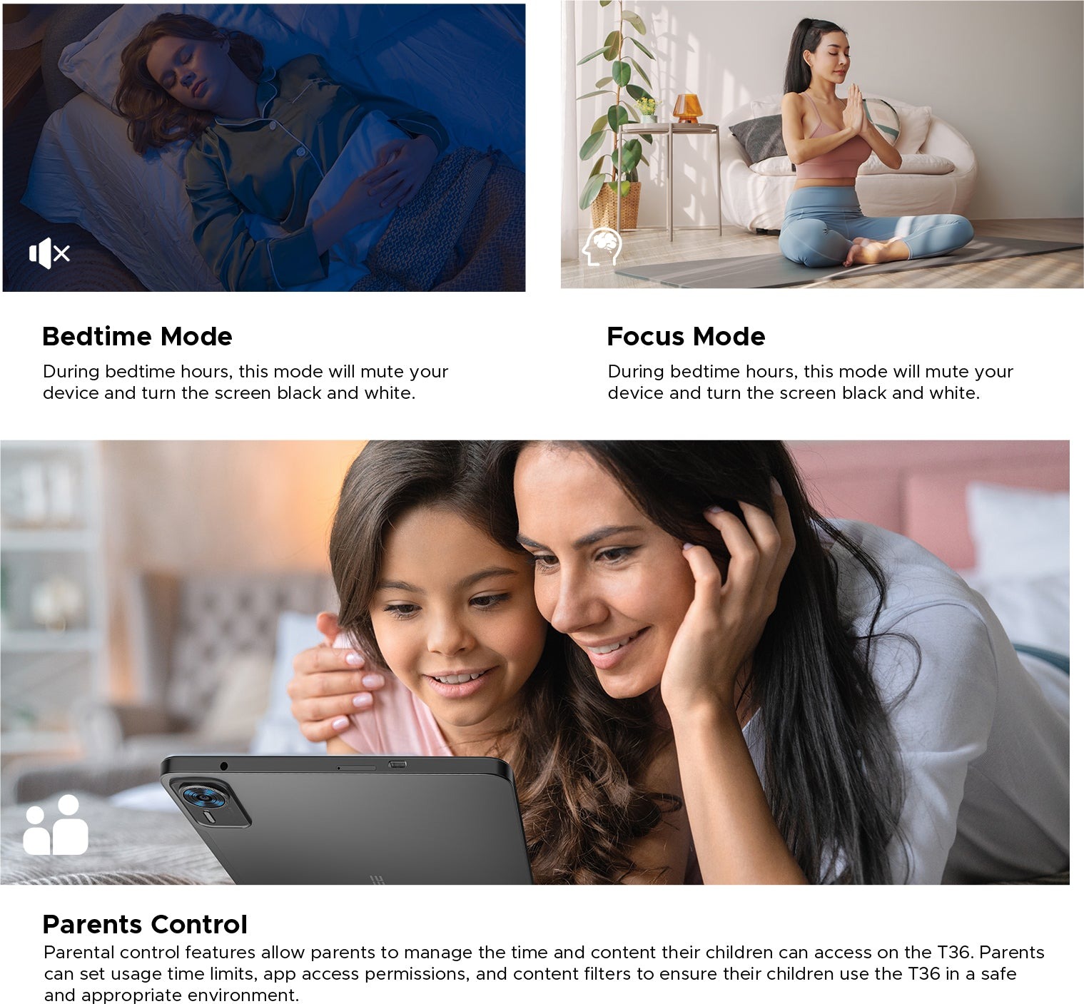 фото Планшет Doogee T36 8/256GB Urban Black