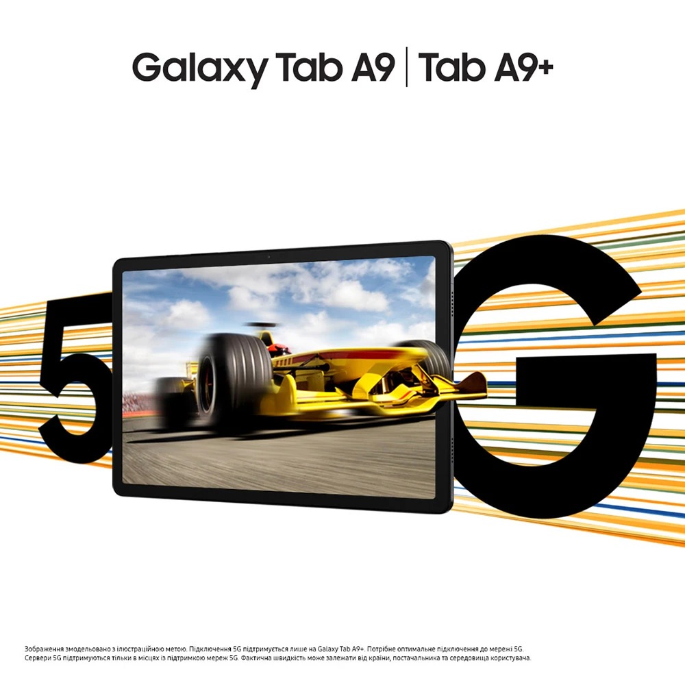 Планшет Samsung Galaxy Tab A9+ SM-X210 8/128GB Graphite (SM-X210NZAESEK)