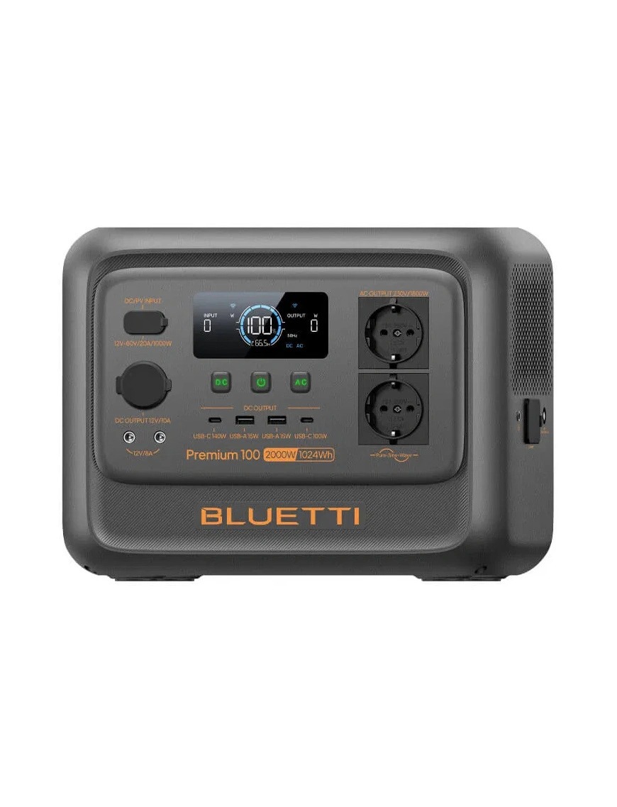Зарядная станция Bluetti Premium 100 V2, 2000W, 1024Wh Зарядная станция Bluetti Premium 100 V2, 2000W, 1024Wh