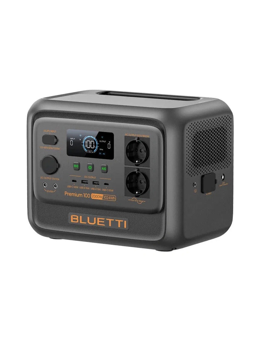 Зарядная станция Bluetti Premium 100 V2, 2000W, 1024Wh Зарядная станция Bluetti Premium 100 V2, 2000W, 1024Wh