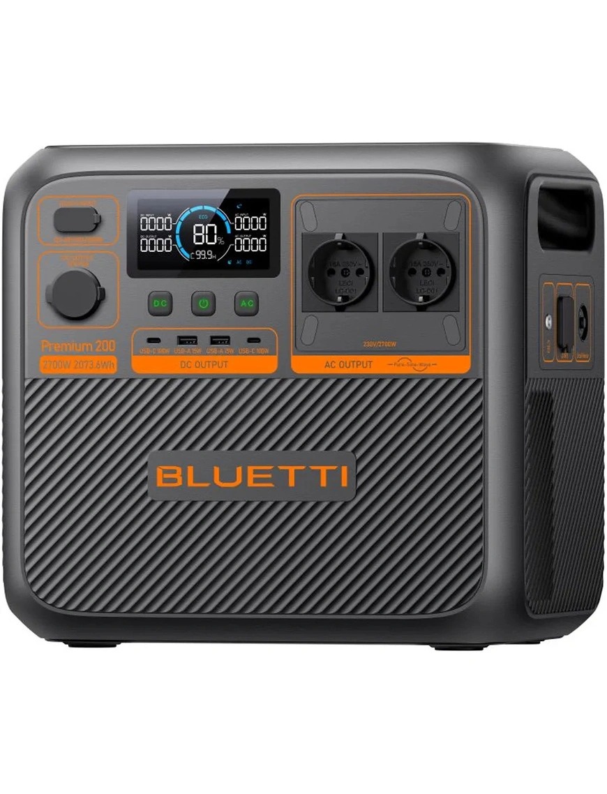Зарядная станция Bluetti Premium 200 V2, 2700W, 2073Wh Зарядная станция Bluetti Premium 200 V2, 2700W, 2073Wh