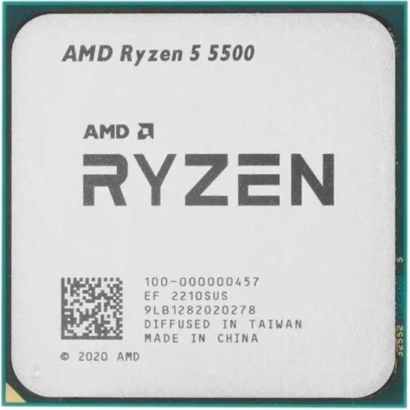 Процессор AMD Ryzen 5 5500 (3.6GHz 16MB 65W AM4) Tray (100