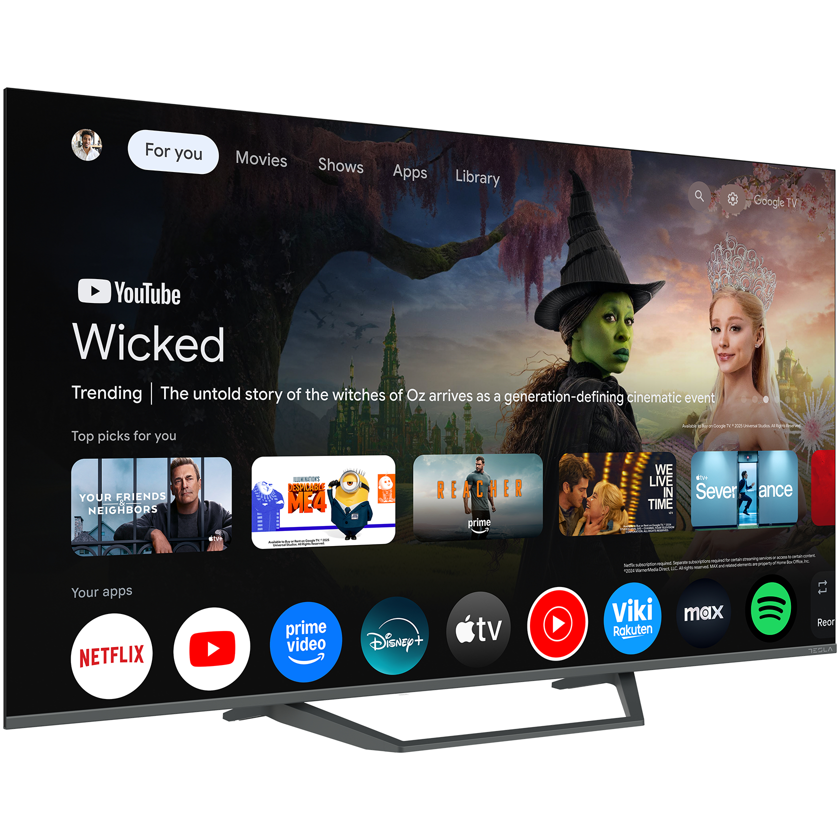 Телевизор Tesla Q50E655GUS Телевизор Tesla Q50E655GUS