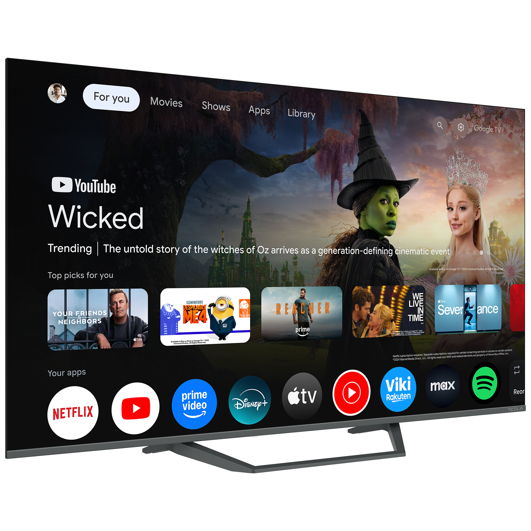 Телевизор Tesla Q55E655GUS Телевизор Tesla Q55E655GUS